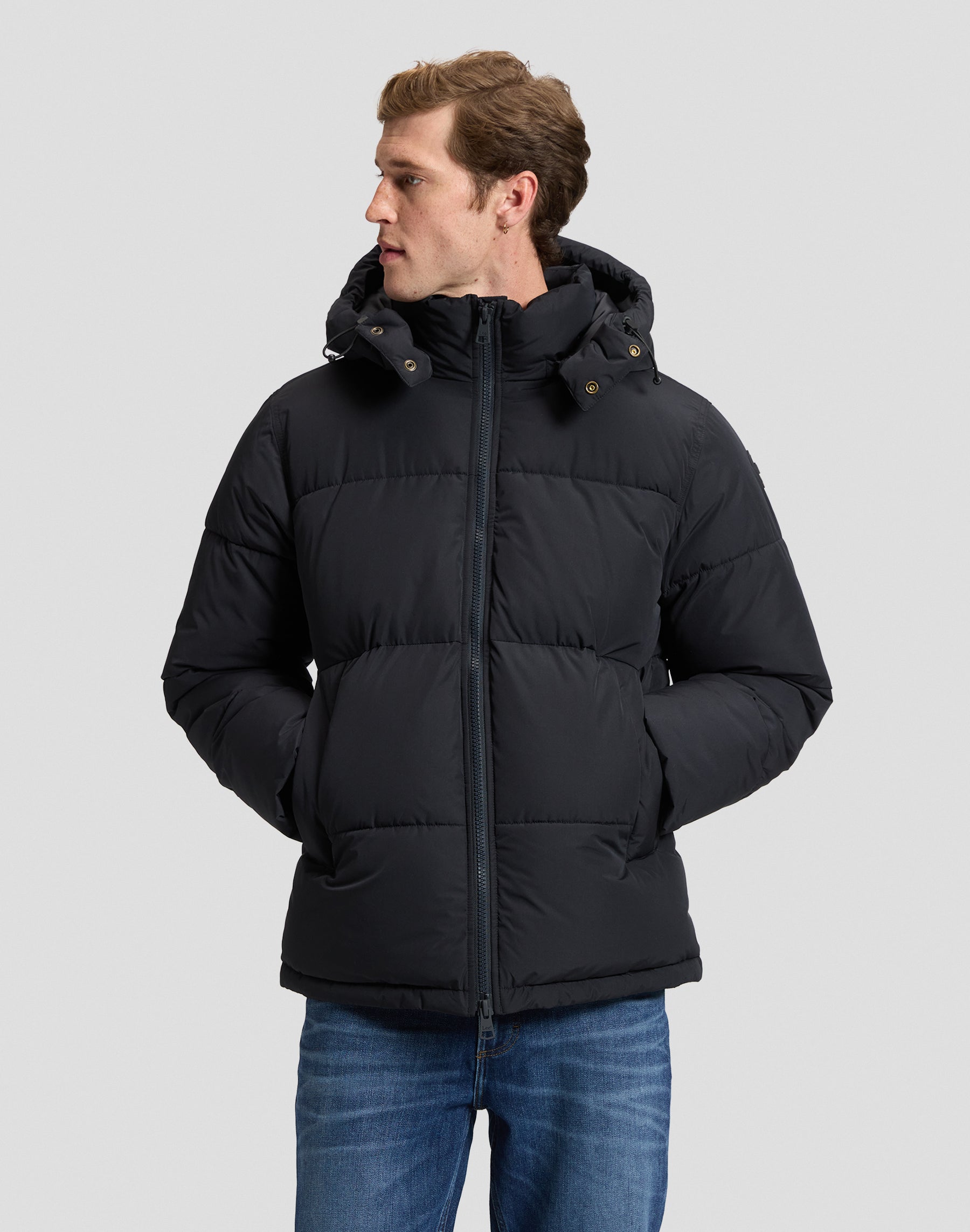 Winterjacke Lee Puffer in Black Jacken Lee