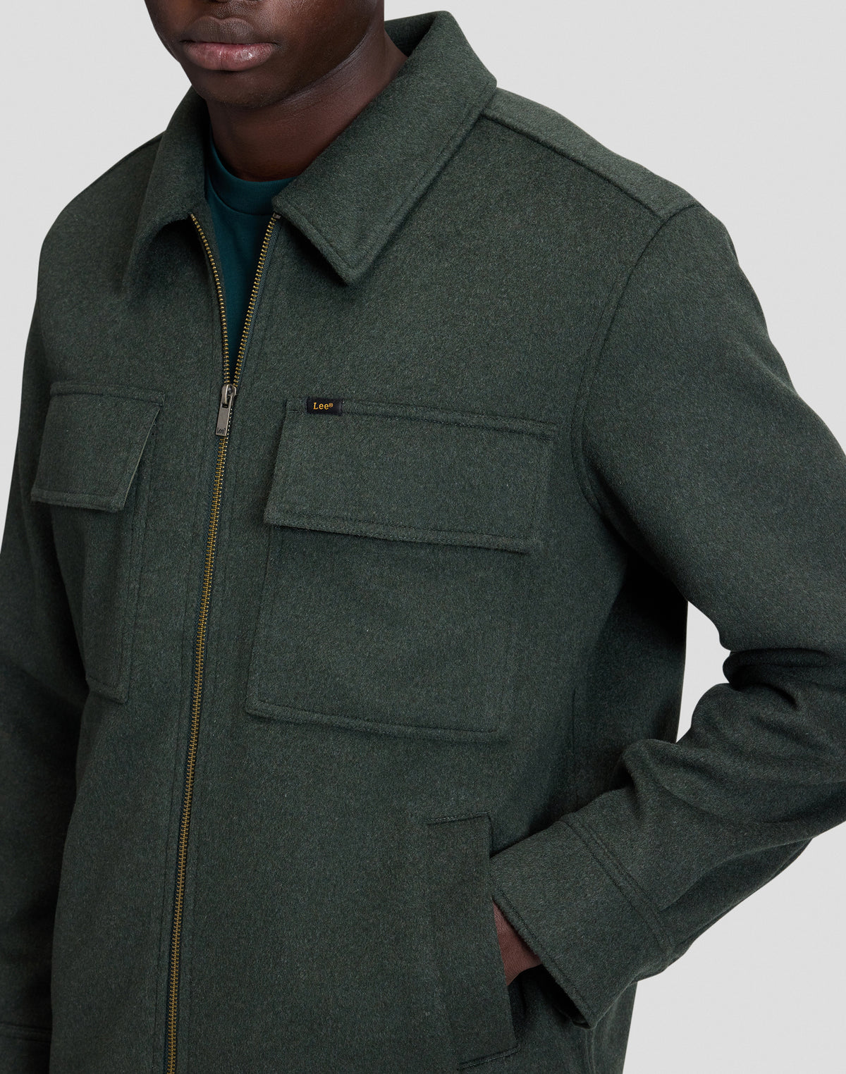 Wolljacke Utility in Deep Depths Jacken Lee