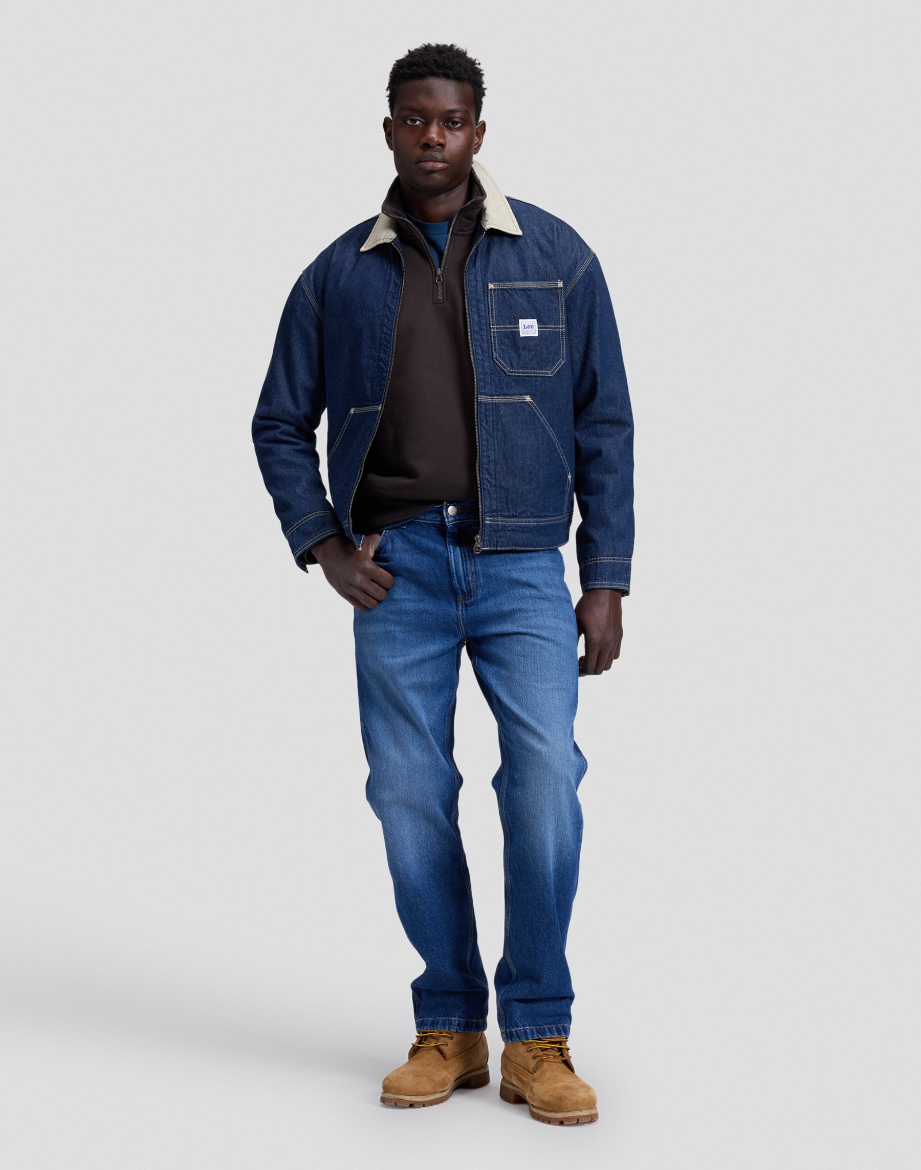 Jeansjacke 91W Lined Workwear in Rinse Jacken Lee