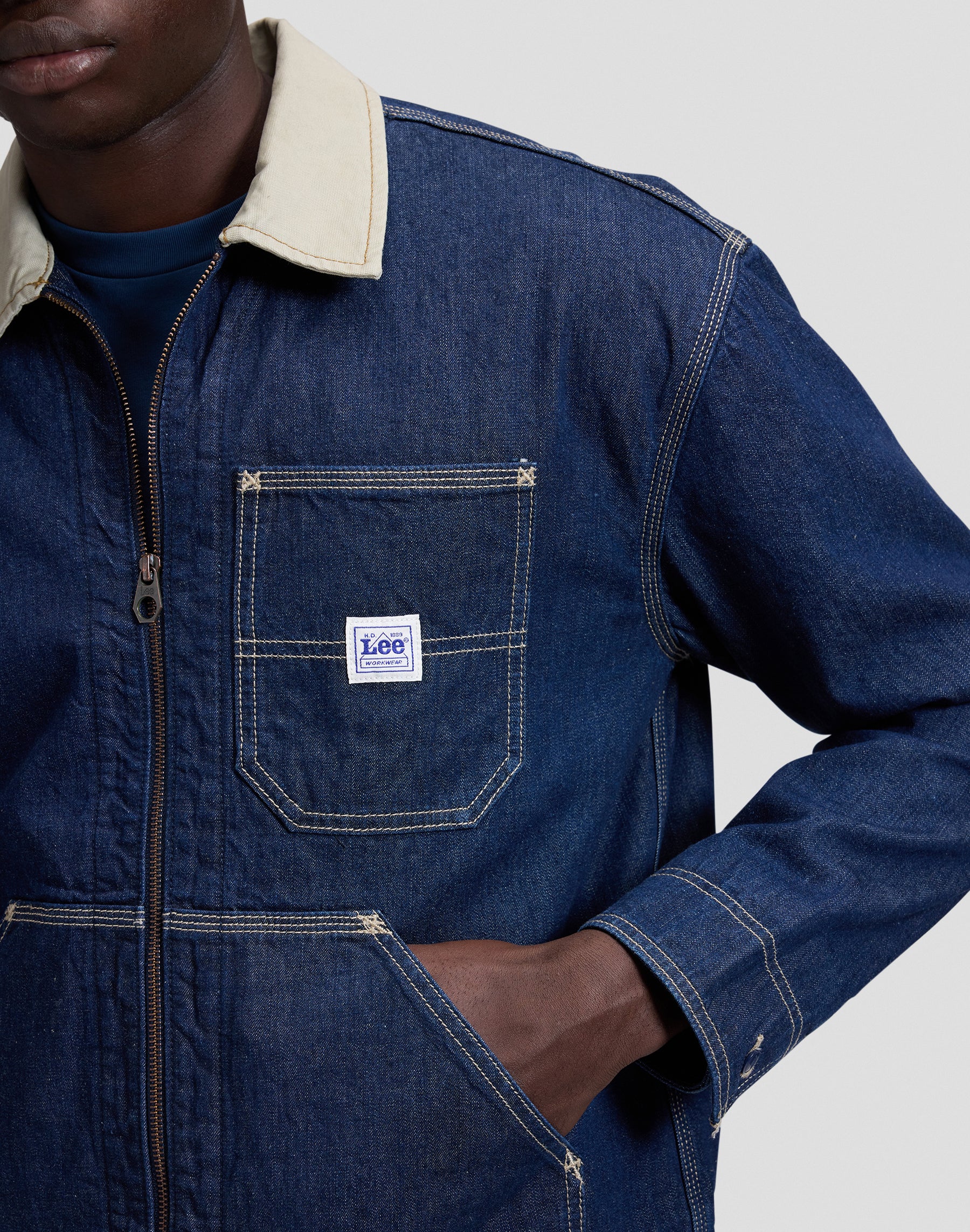 Jeansjacke 91W Lined Workwear in Rinse Jacken Lee