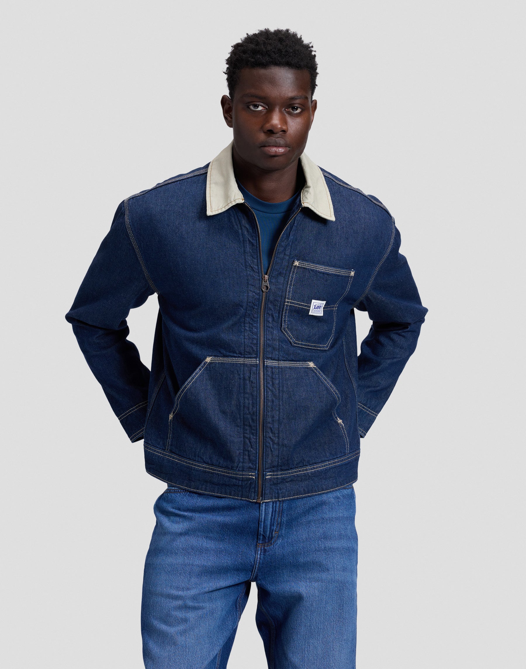 Jeansjacke 91W Lined Workwear in Rinse Jacken Lee