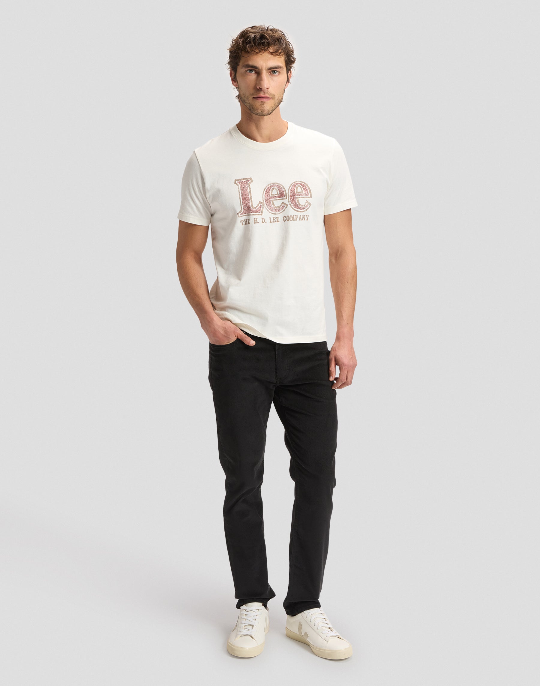 T-Shirt Lee Americana in Ecru T-Shirts Lee