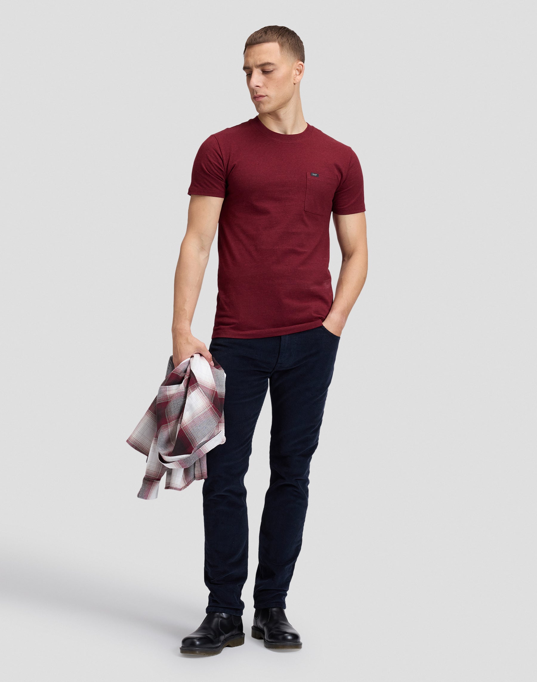 T-Shirt Ultimate Pocket in Port Mele T-Shirts Lee