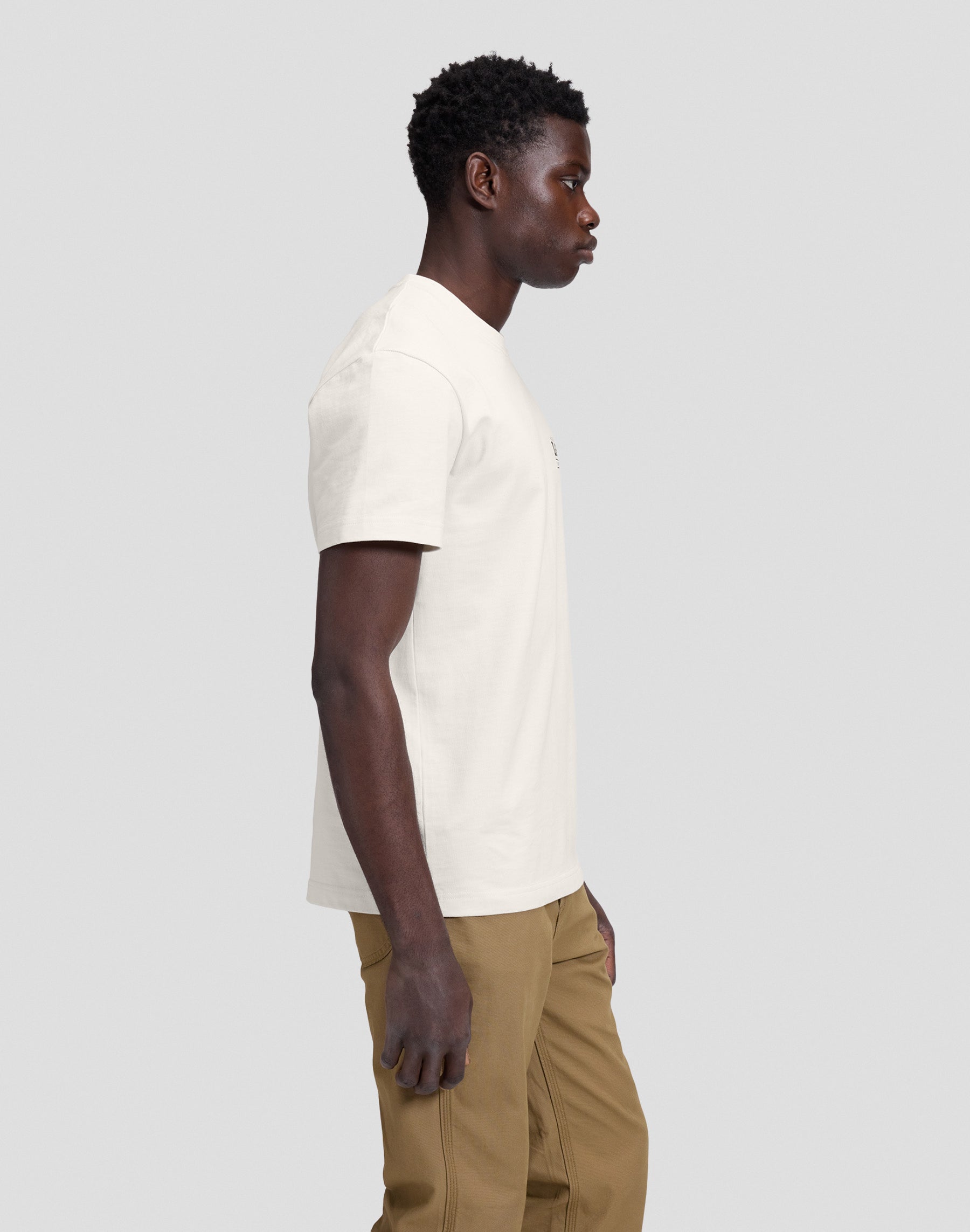 T-Shirt Workwear Crew in Ecru T-Shirts Lee