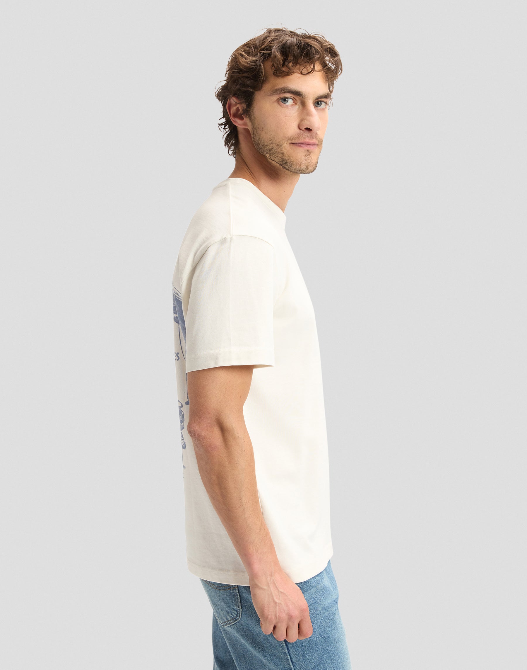T-Shirt Workwear Worker in Ecru T-Shirts Lee