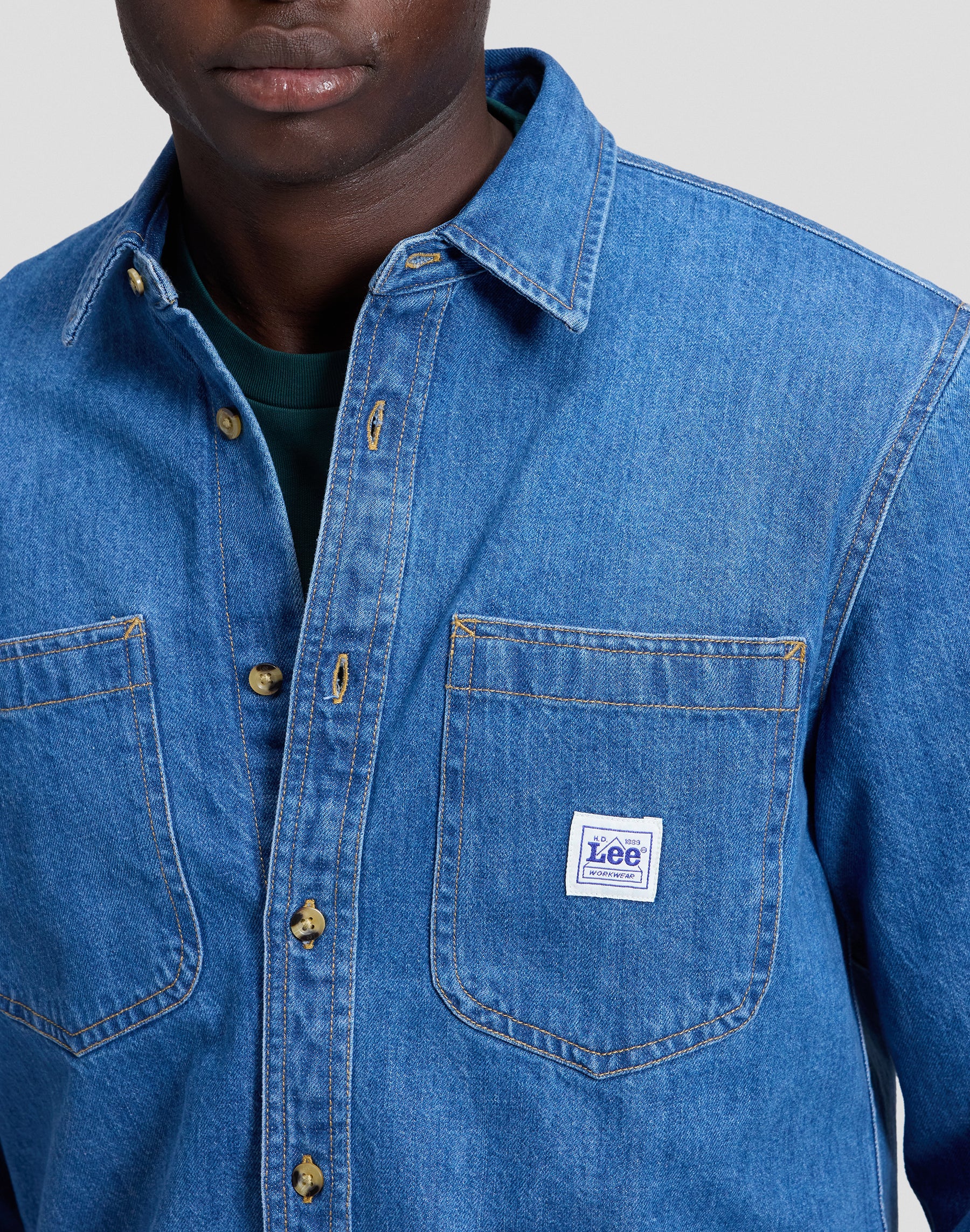 Jeanshemd Workwear 2.0 in Tradewinds Hemden Lee