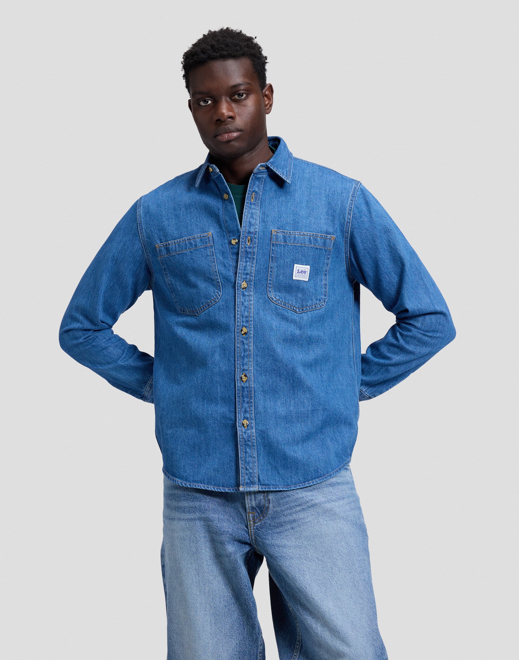 Jeanshemd Workwear 2.0 in Tradewinds Hemden Lee