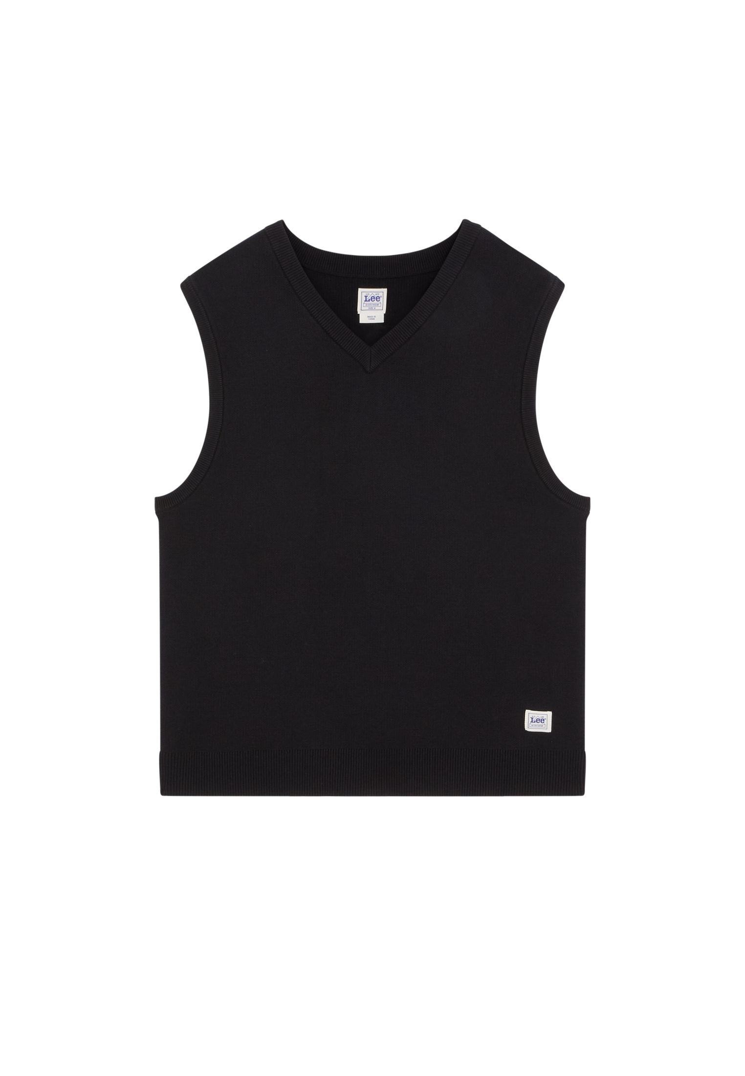 Pullunder Workwear Knit in Black Pullover Lee