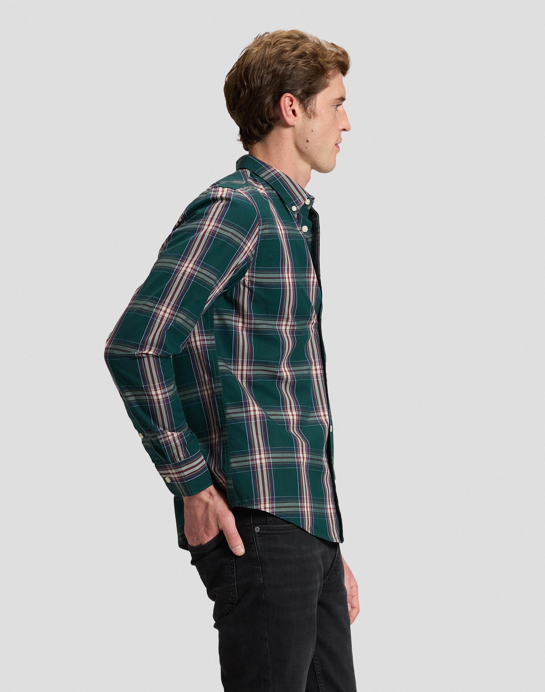 Hemd Lee Button Down in Ponderosa Pine Hemden Lee