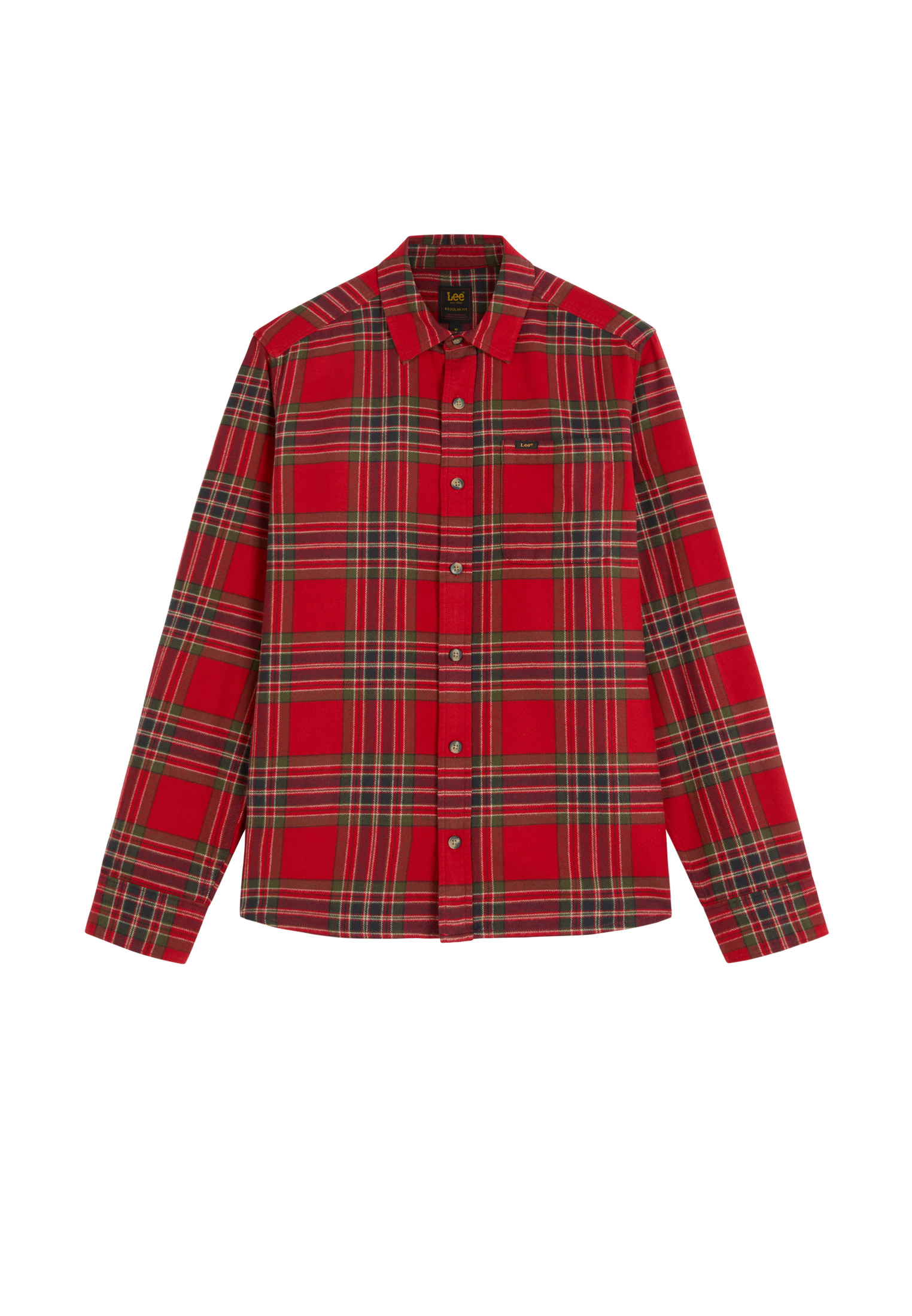 Hemd Leesure in Red Tartan Hemden Lee