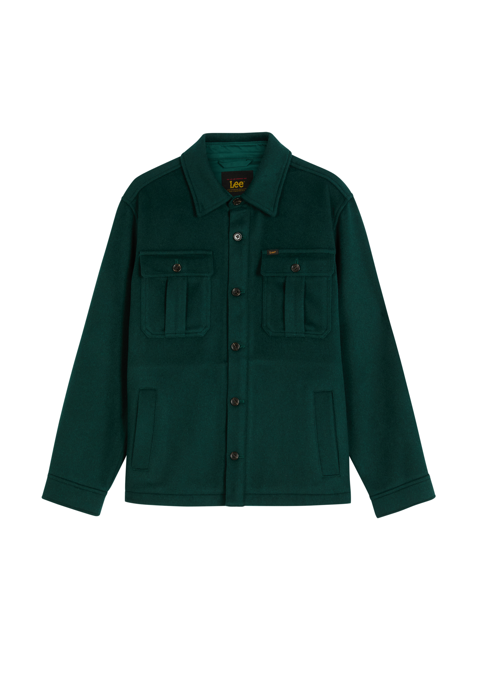Overshirt Utility Wool in Ponderosa Pine Hemden Lee