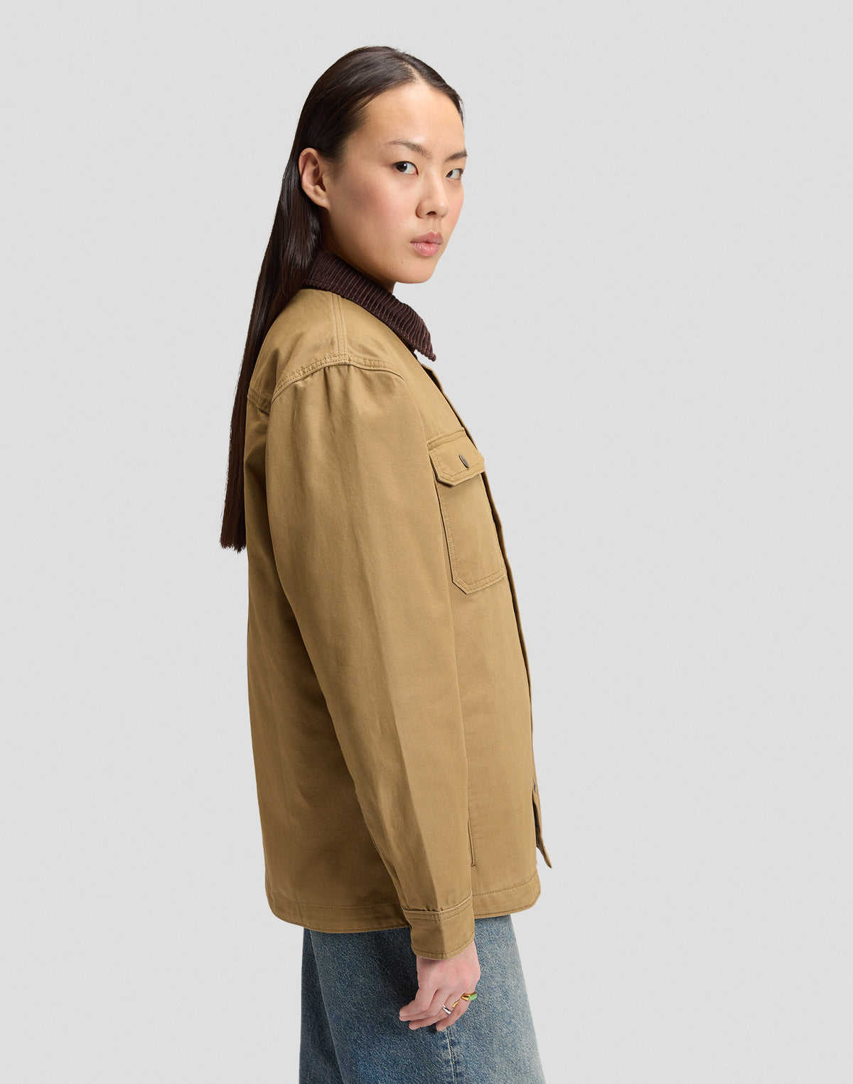 Overshirt Workwear in Dark Khaki Hemden Lee