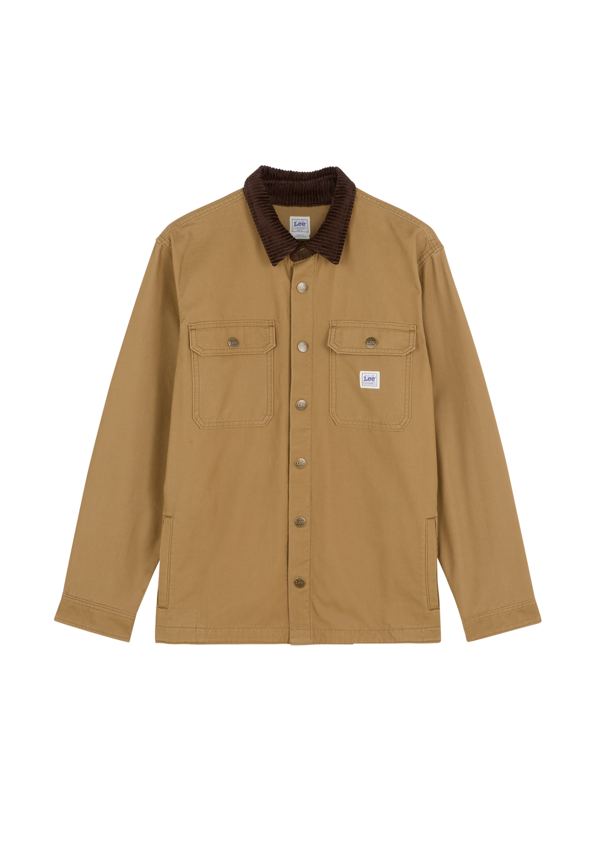 Overshirt Workwear in Dark Khaki Hemden Lee