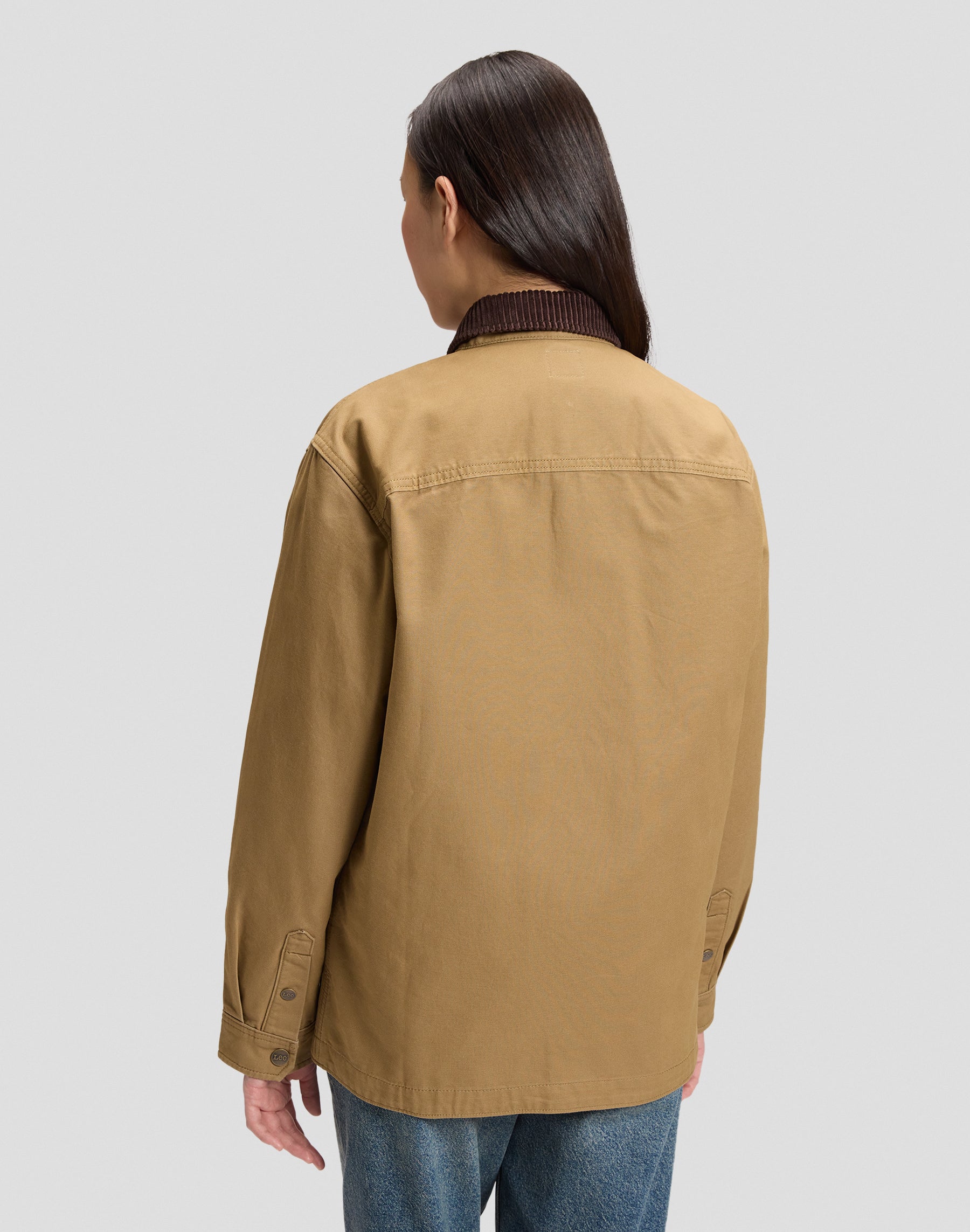 Overshirt Workwear in Dark Khaki Hemden Lee