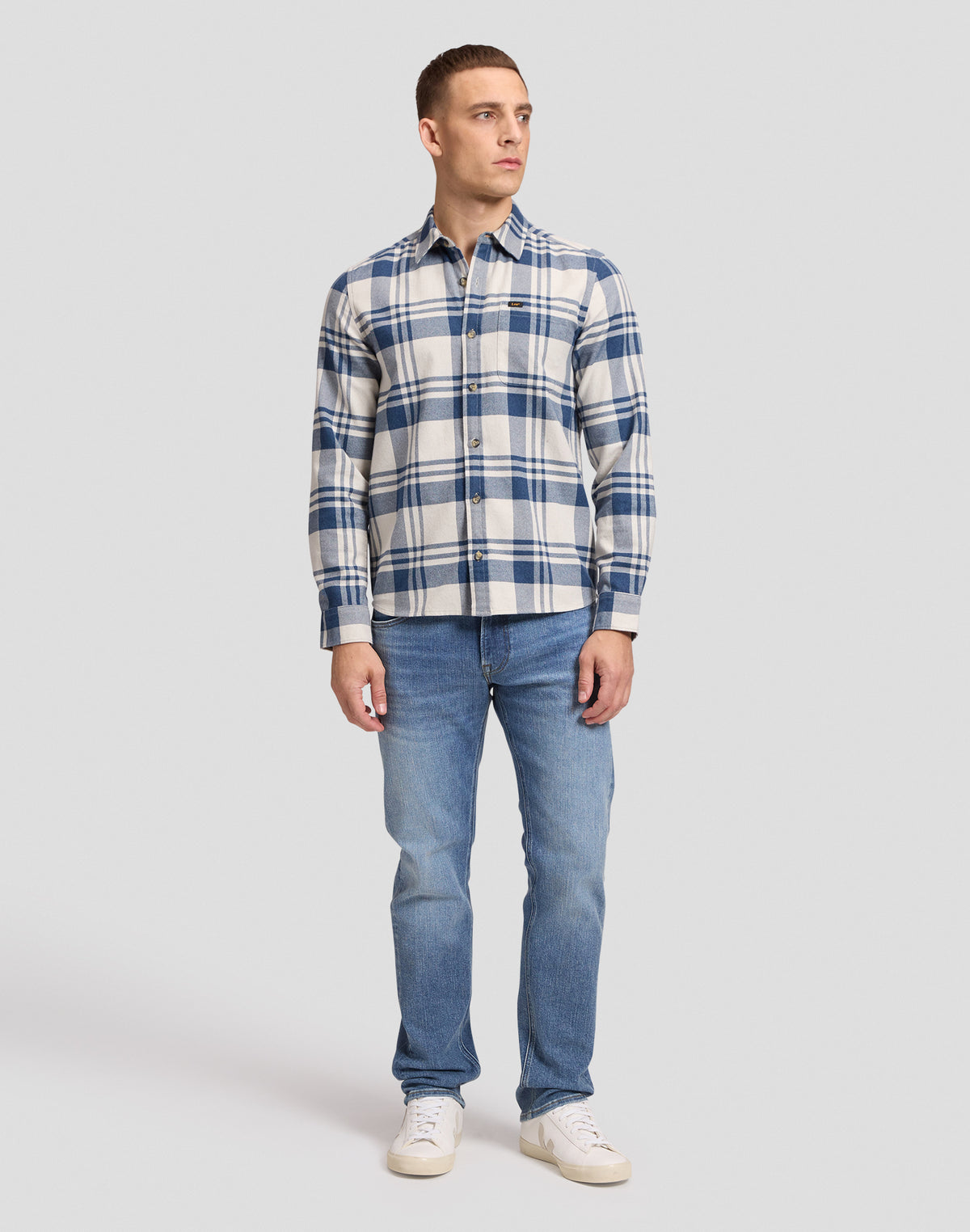 Hemd Leesure in Dress Blues Hemden Lee
