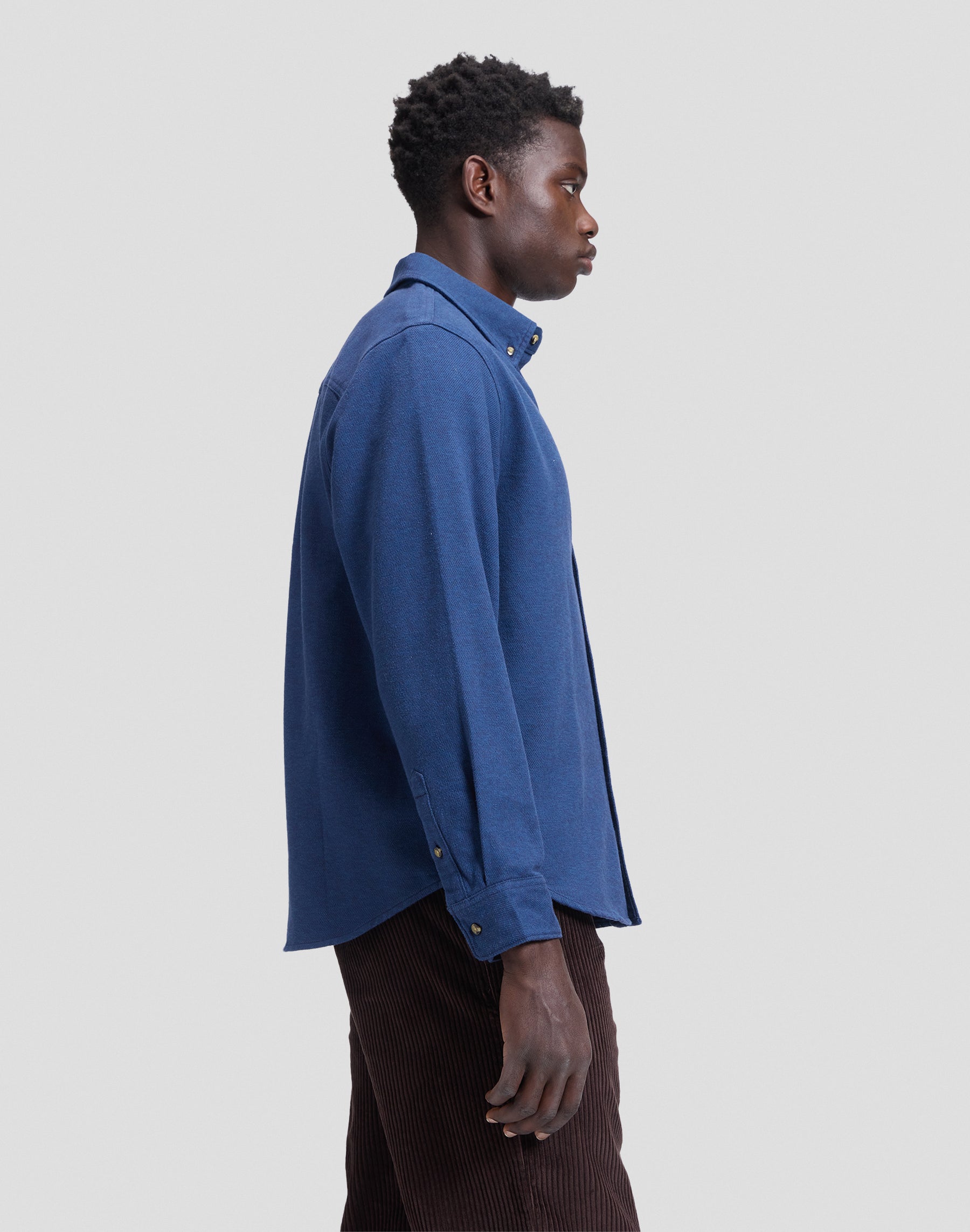 Jeanshemd Workwear Button Down in Insignia Blue Hemden Lee