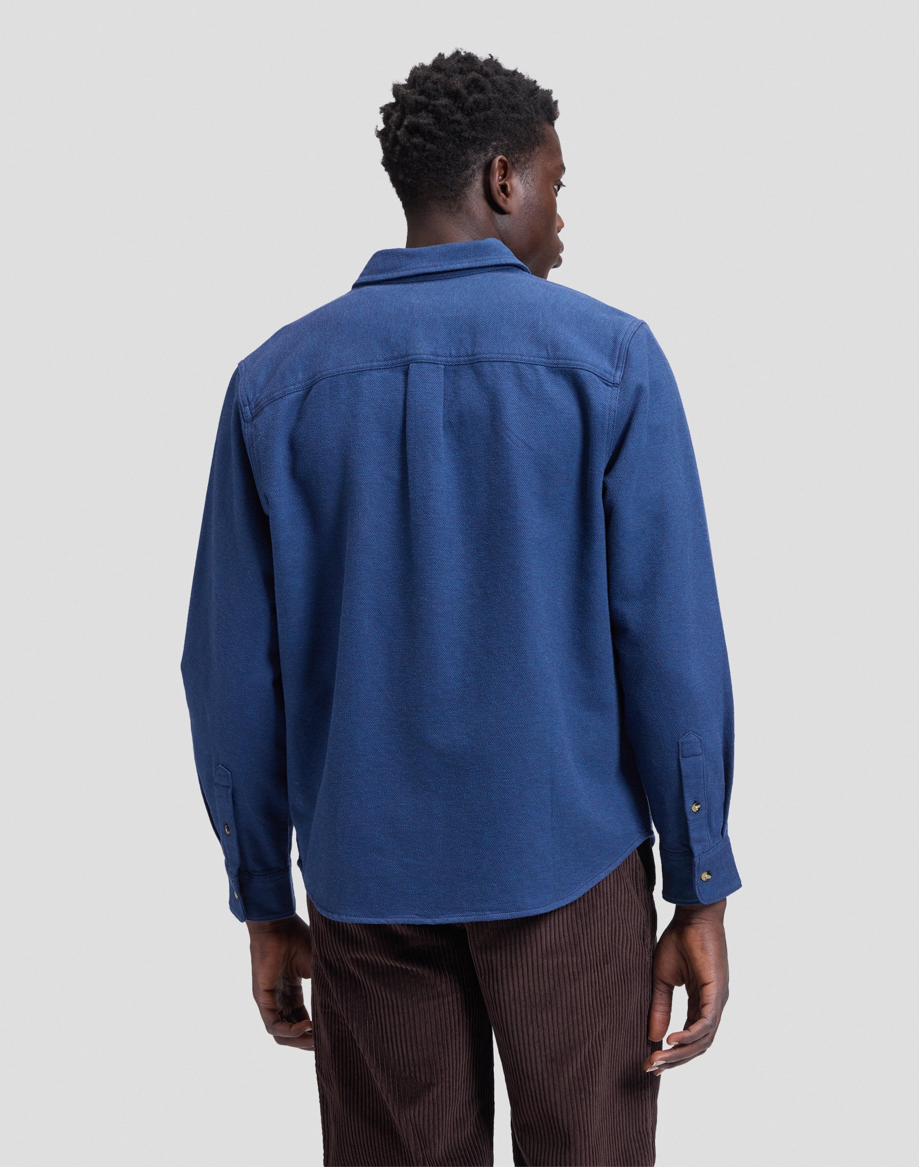 Jeanshemd Workwear Button Down in Insignia Blue Hemden Lee