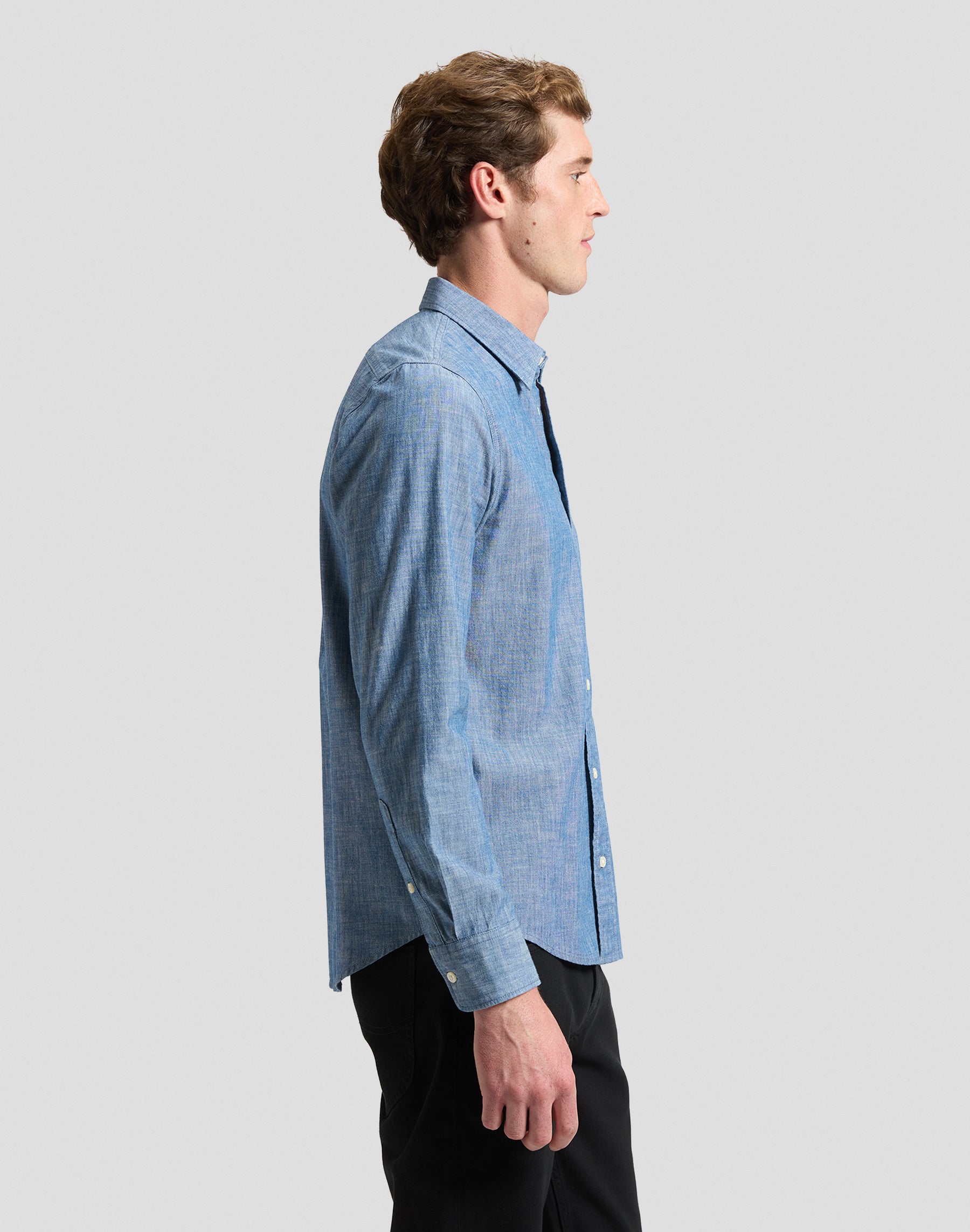 Hemd Lee in Mid Chambray Hemden Lee