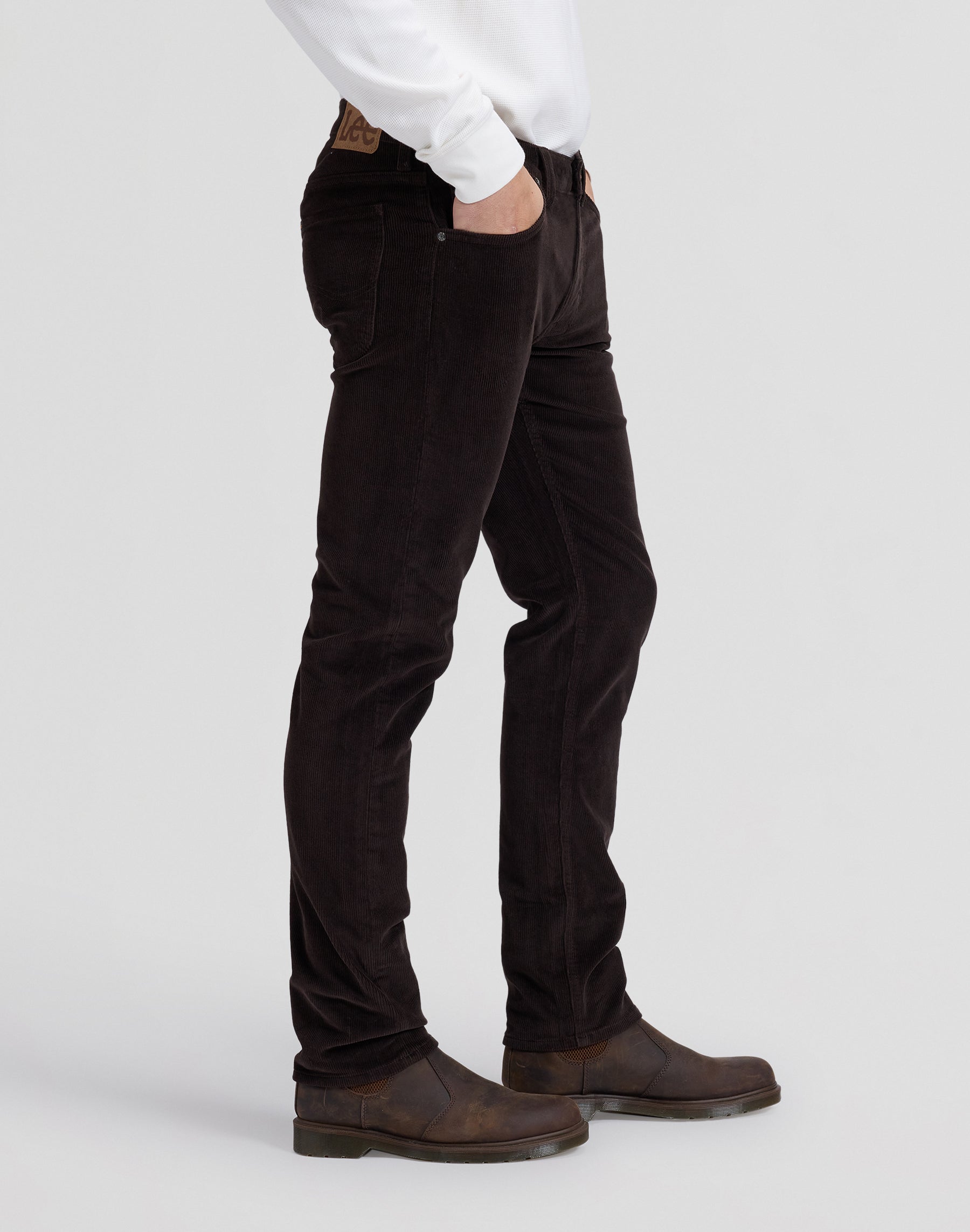 Cordhose Daren in Chocolate Torte Hosen Lee
