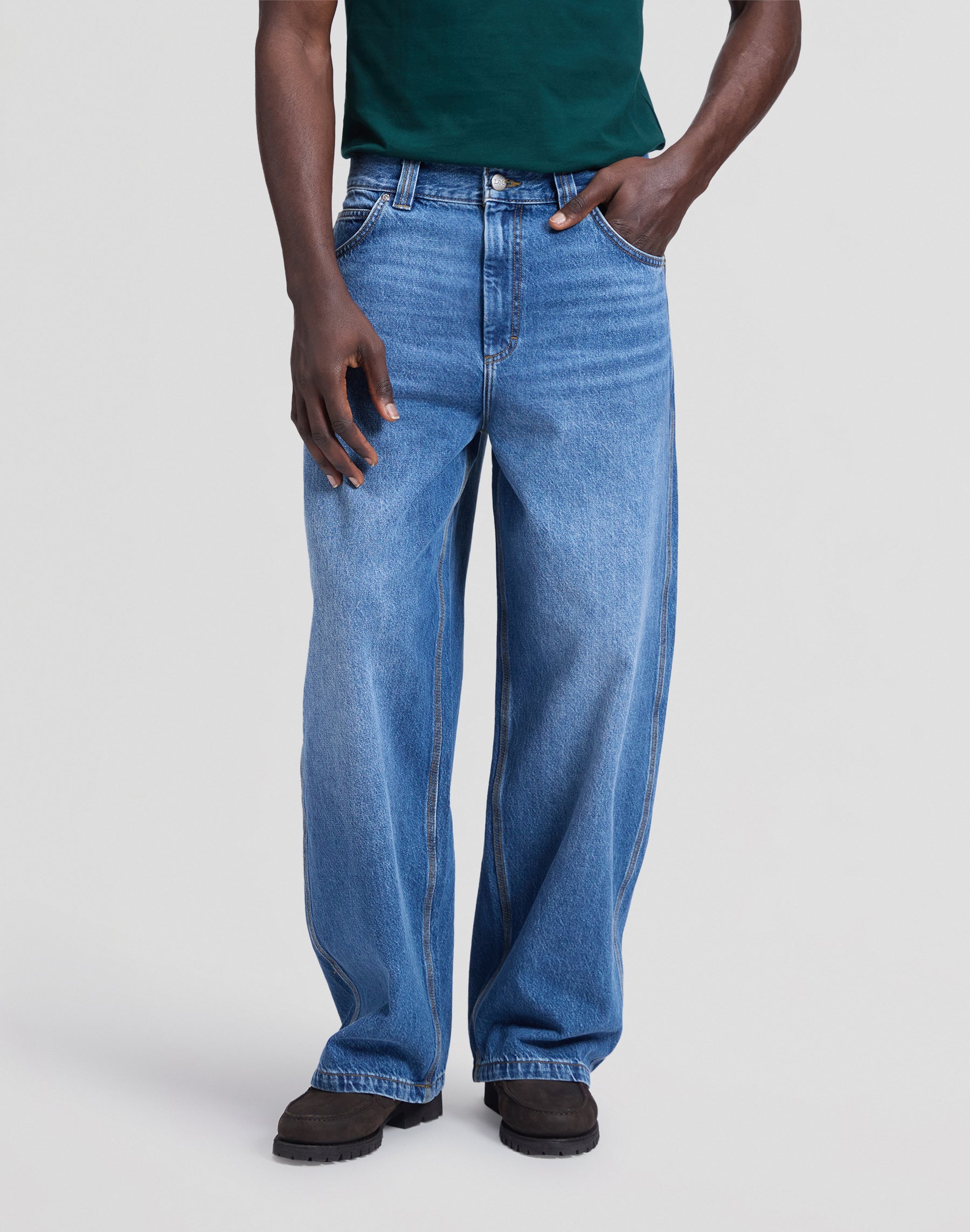 Jeans Workwear Super Baggy in Dark Funk Jeans Lee