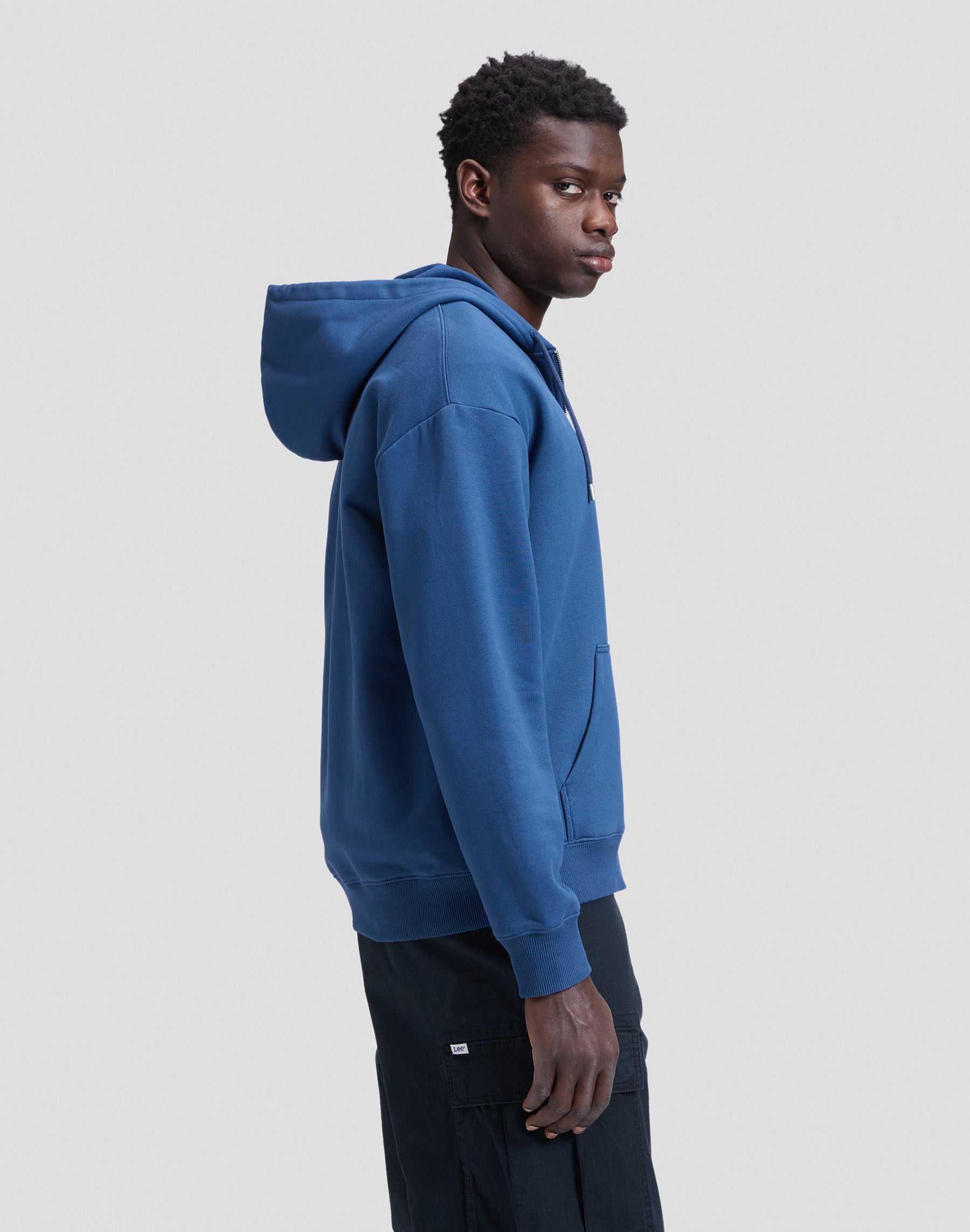 Sweatjacke Workwear in Insignia Blue Sweatjacken Lee