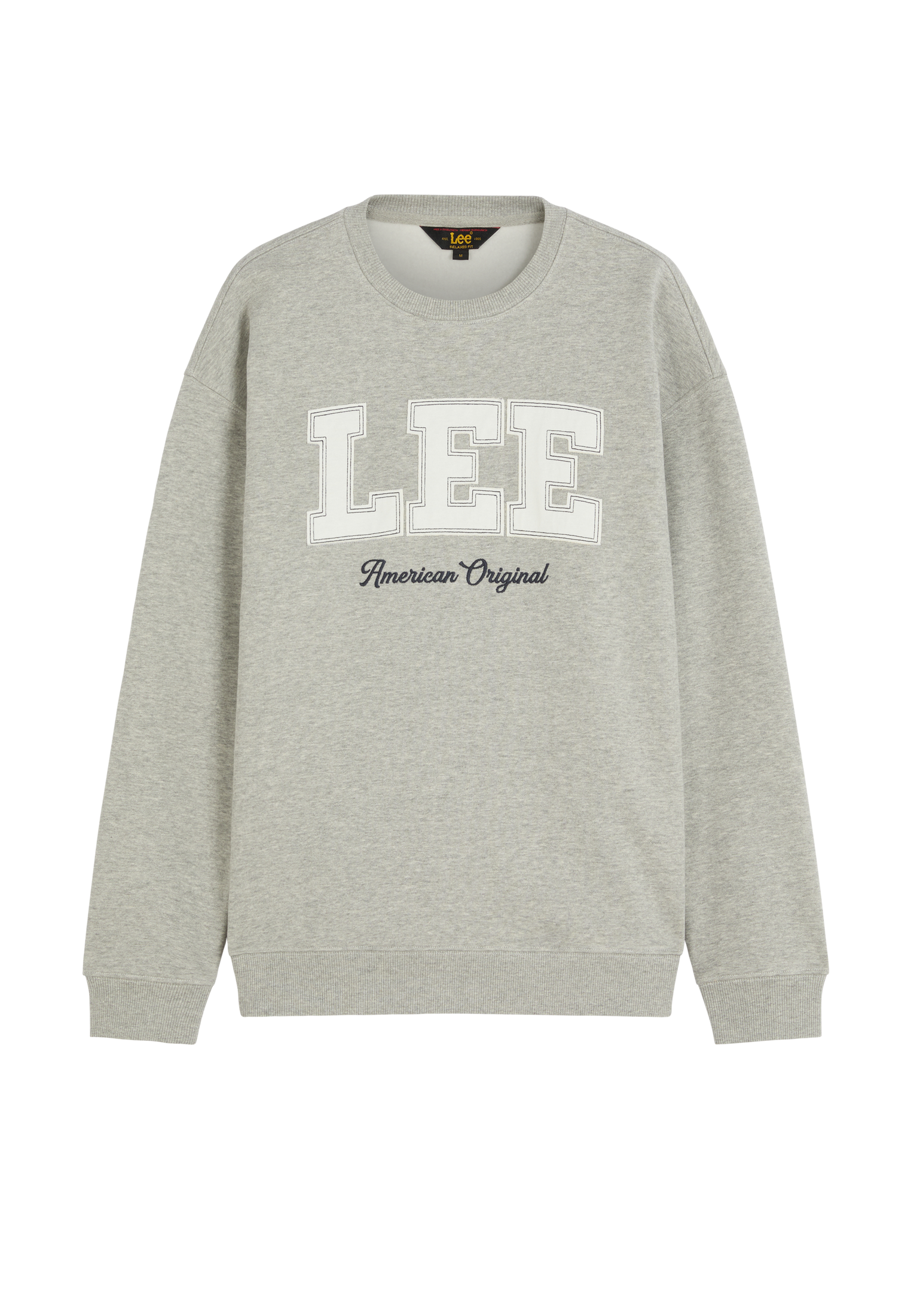 Sweatshirt Lee Original in Mid Grey Mele Sweatshirts Lee