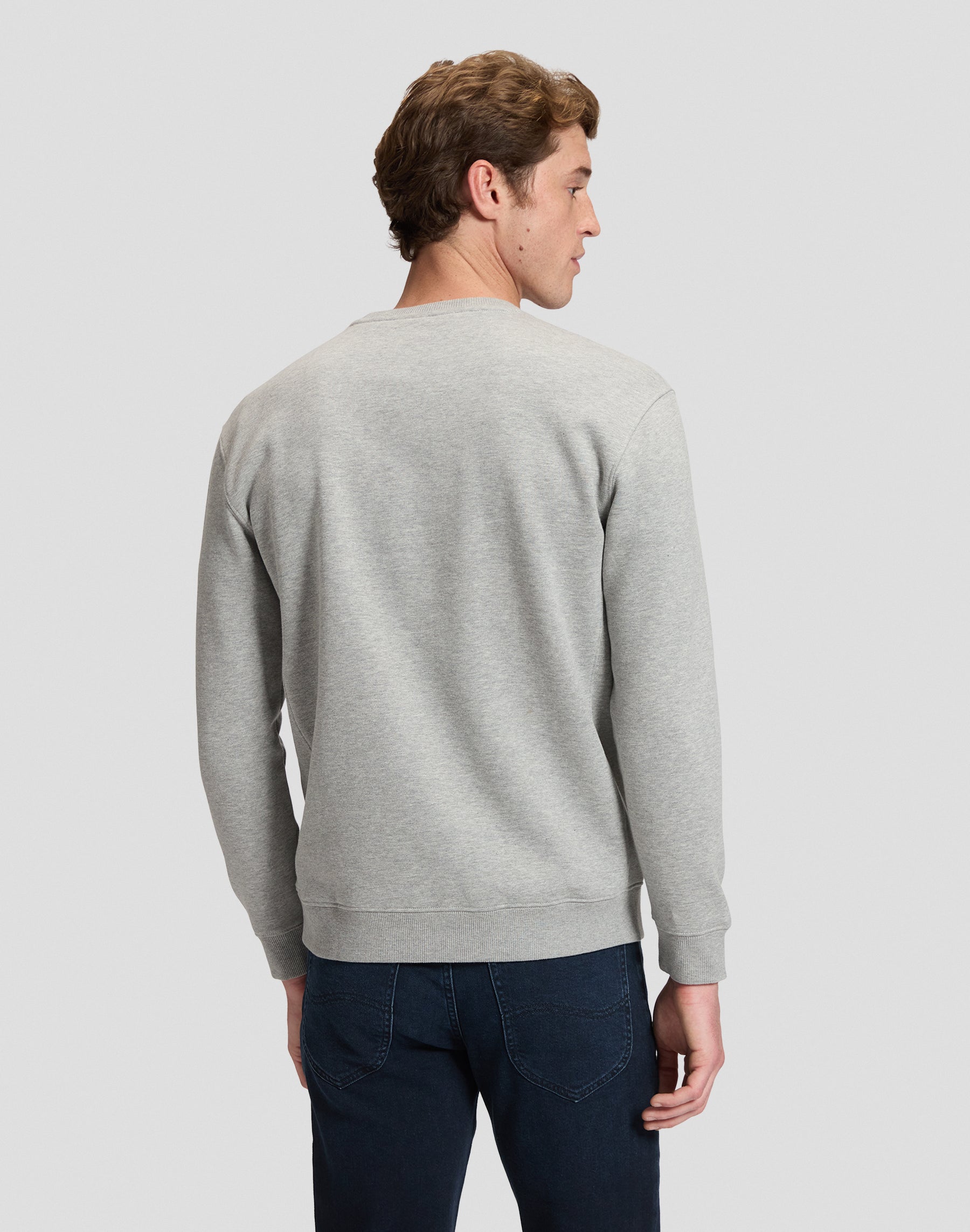 Sweatshirt Lee Original in Mid Grey Mele Sweatshirts Lee