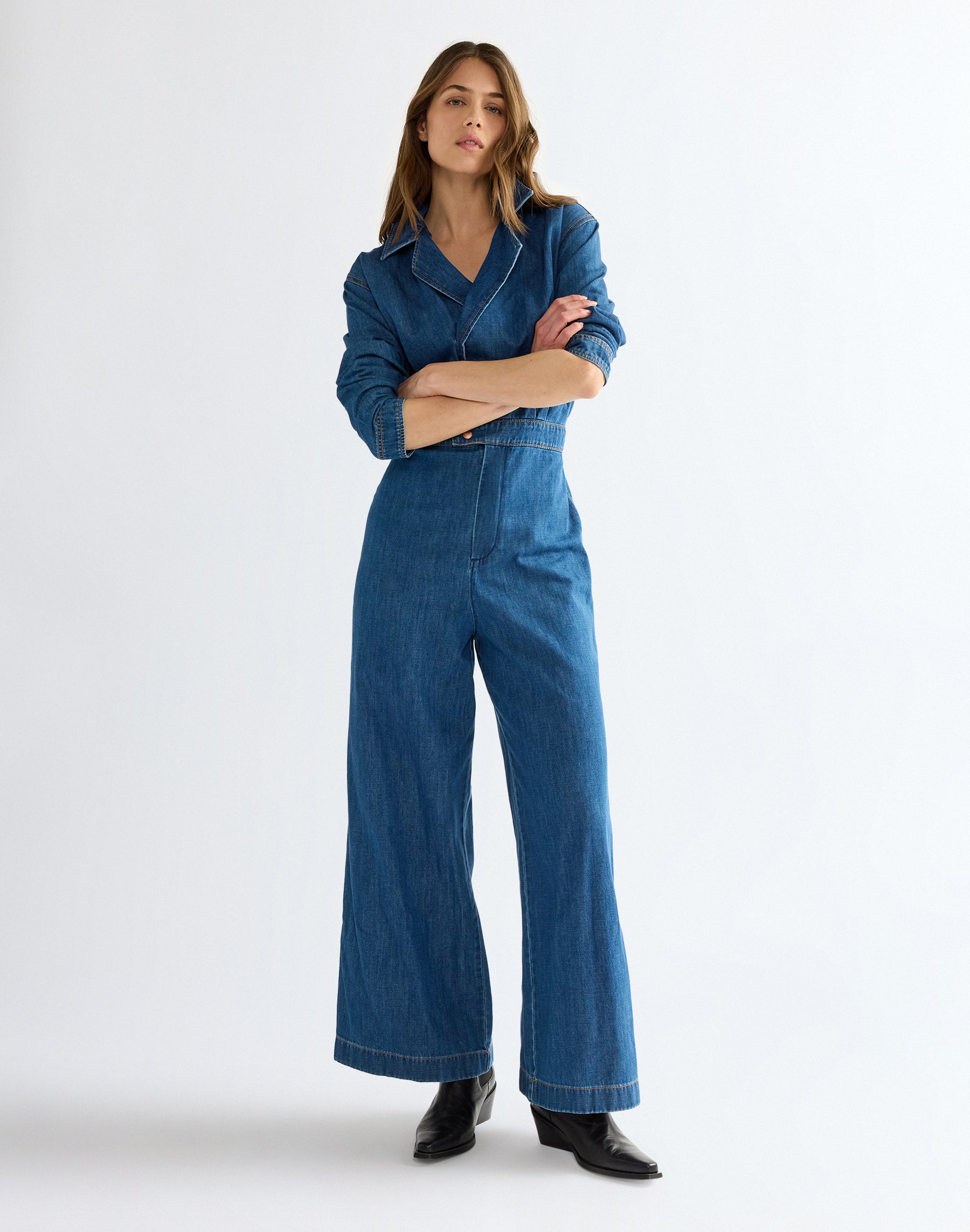Overall Canyon Coverall in Denim Lagoon Overall Wrangler
