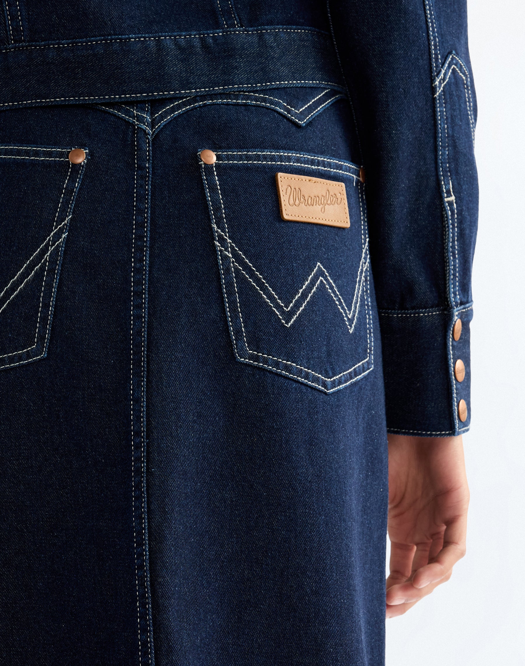 Jeansrock Western Midi in Dark Orbit Röcke Wrangler