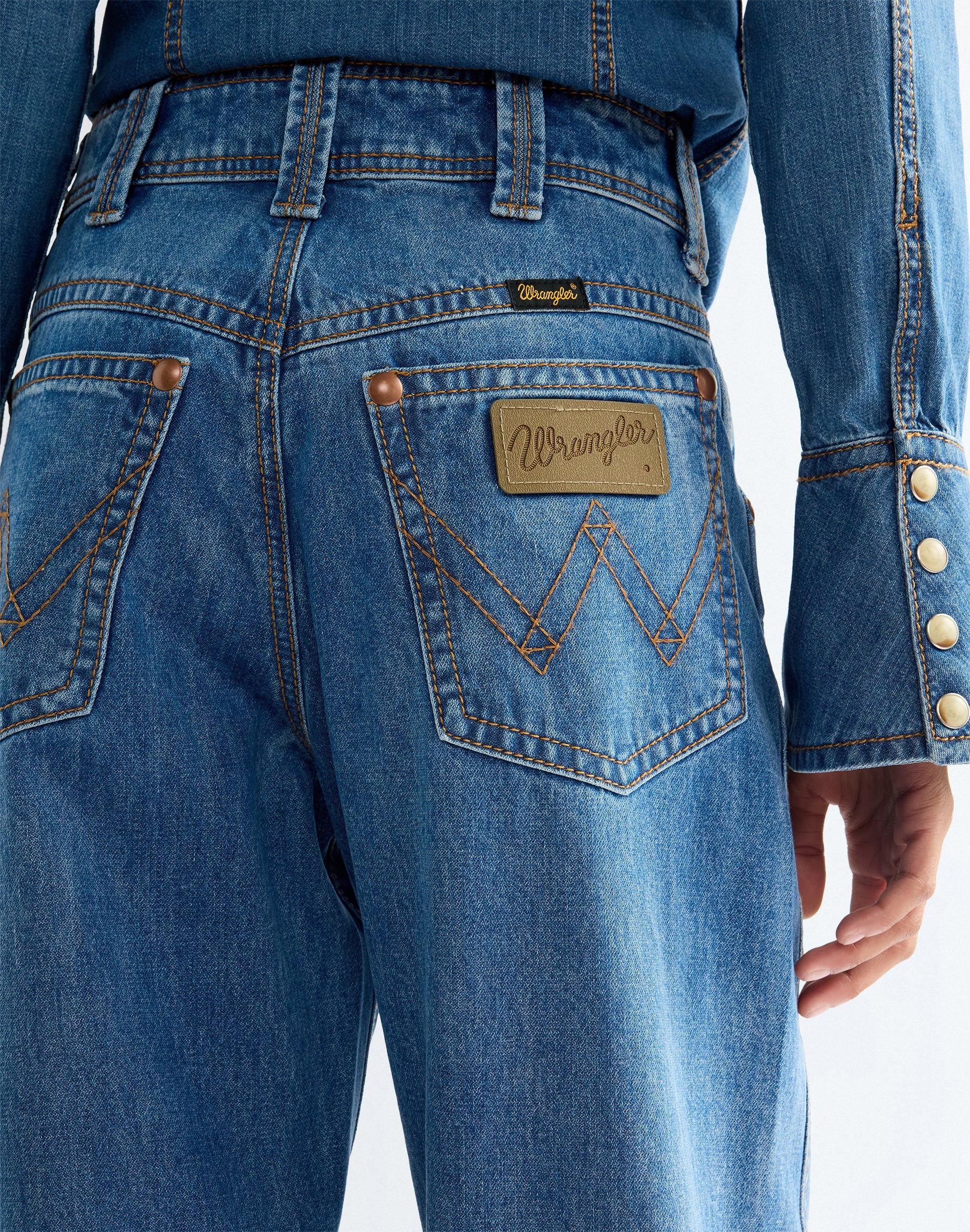 Jeans Super Barrel in Cowboy Fade Jeans Wrangler