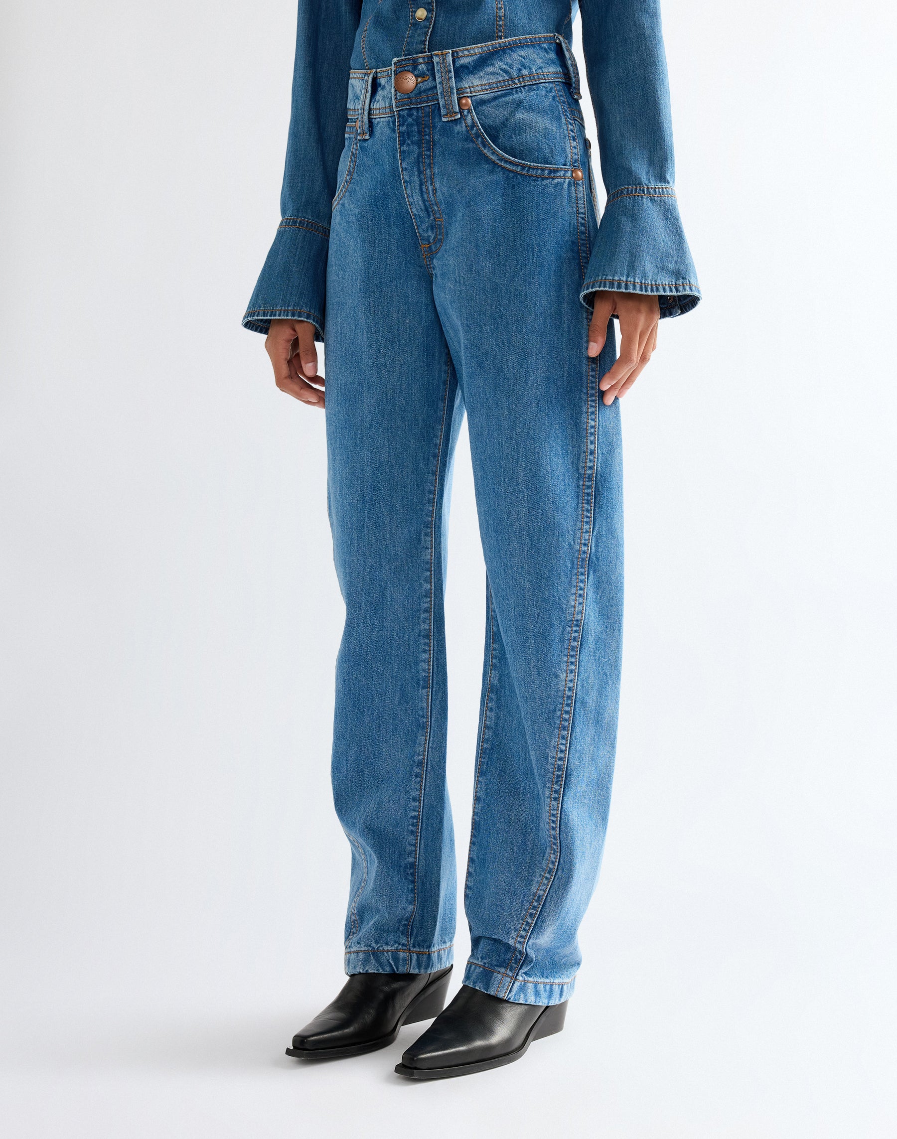 Jeans Super Barrel in Cowboy Fade Jeans Wrangler