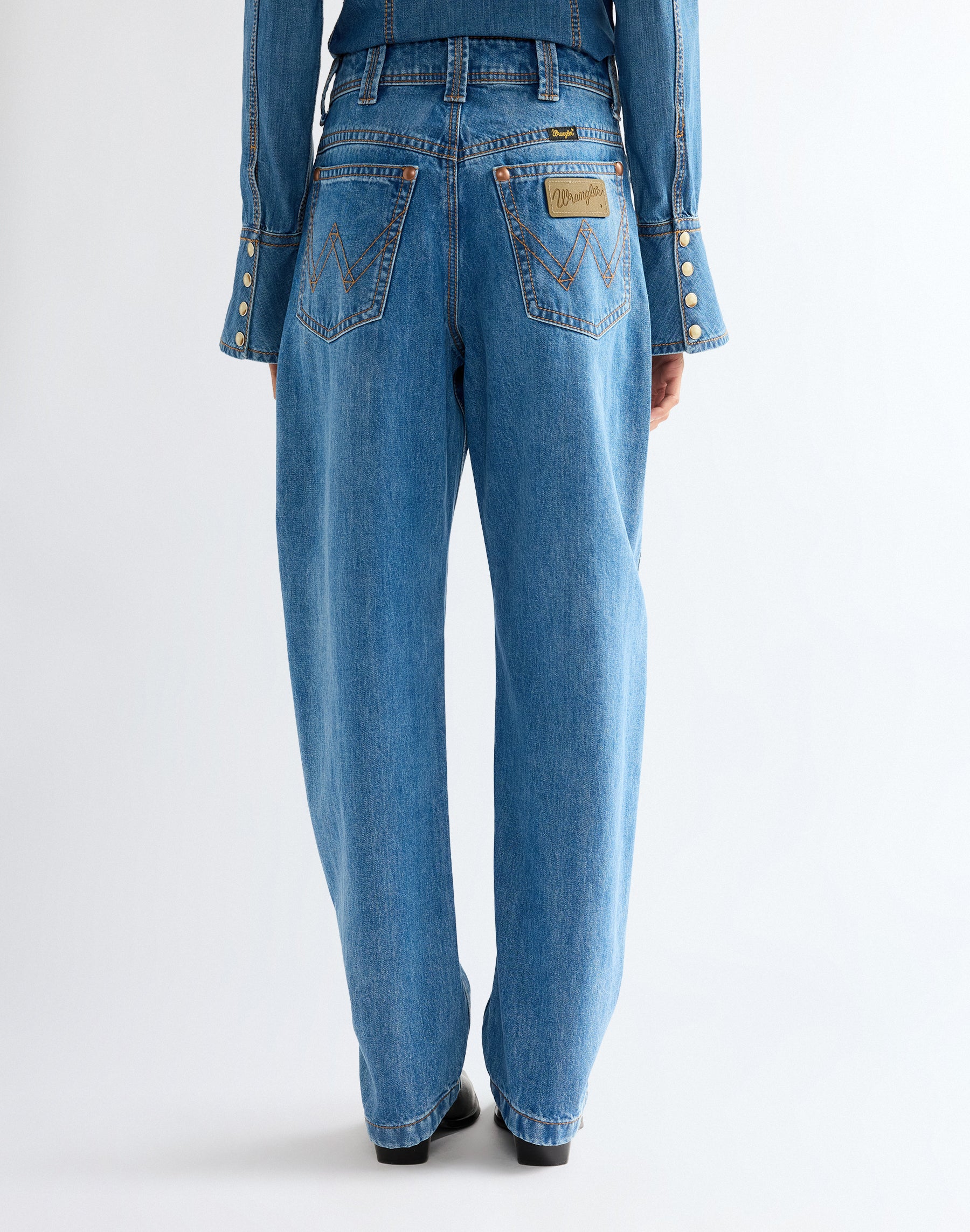Jeans Super Barrel in Cowboy Fade Jeans Wrangler
