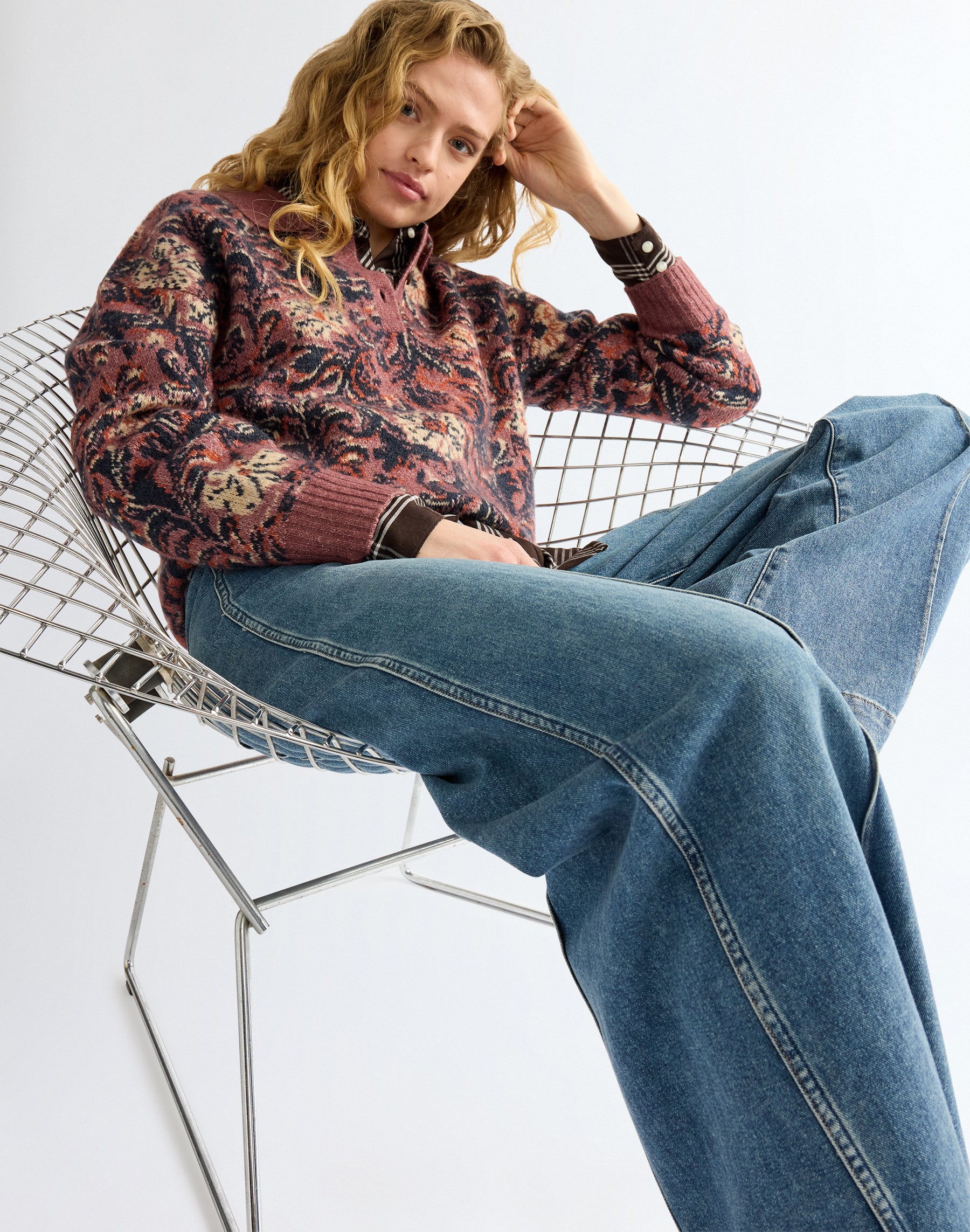 Jeans Peaked Yoke Canyon in Worn Legacy Jeans Wrangler
