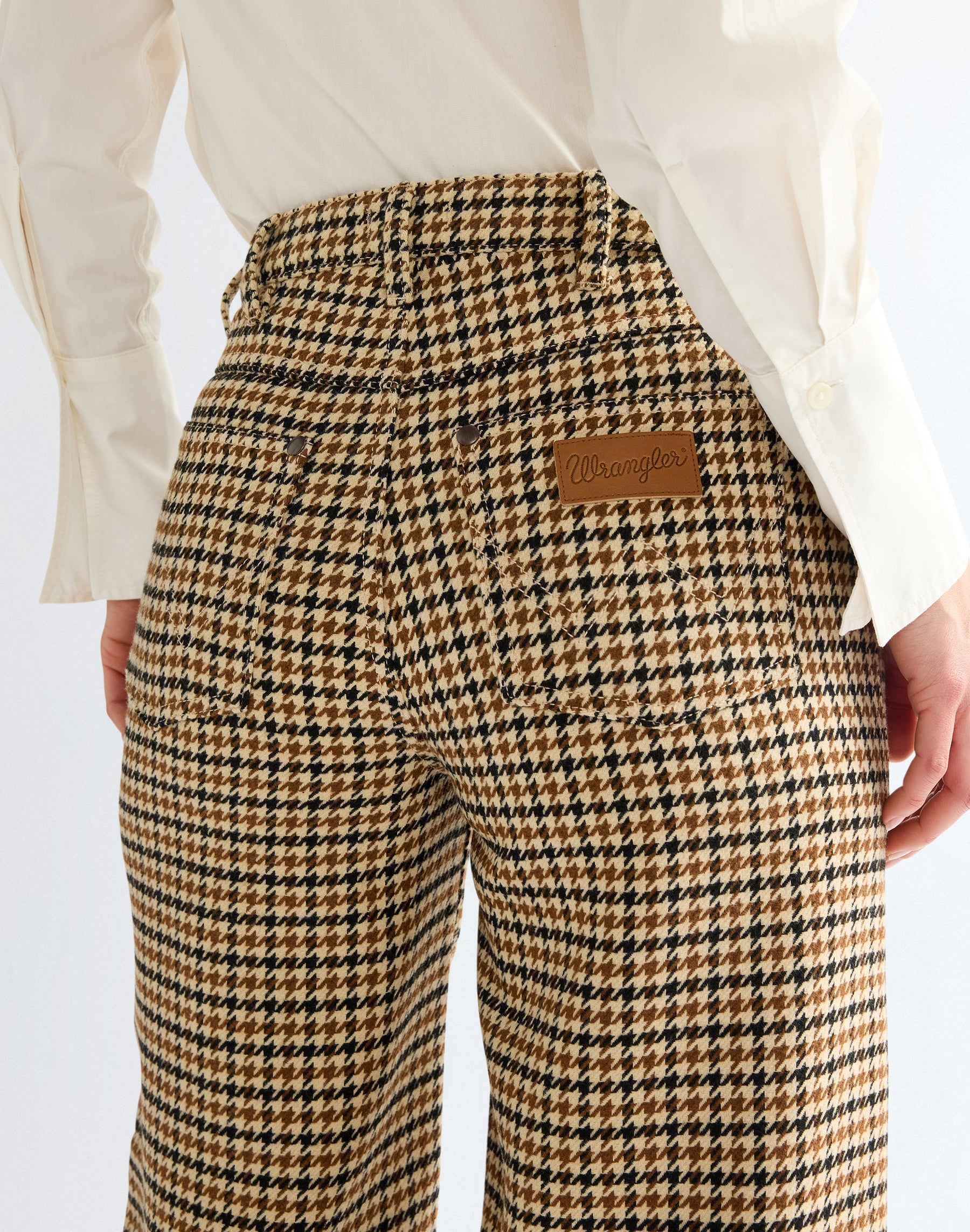 Stoffhose Canyon in Houndstooth Bison Hosen Wrangler