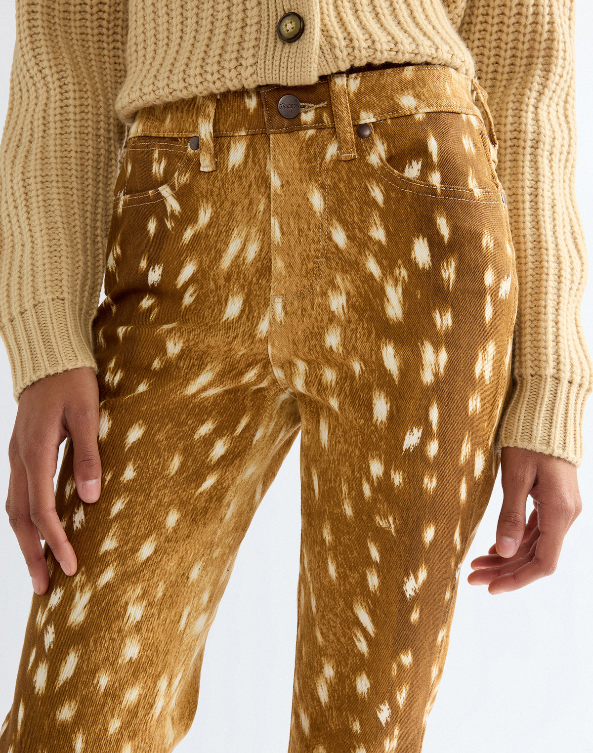 Hose Bootcut in Fawn Hosen Wrangler