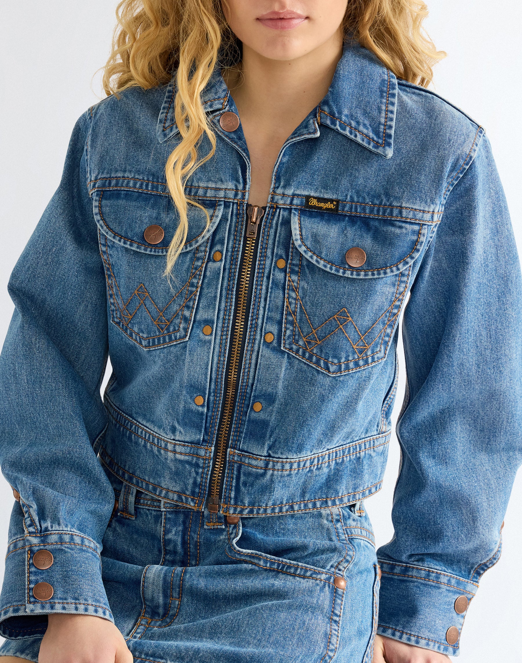 Jeansjacke Super in Cowboy Fade Jacken Wrangler