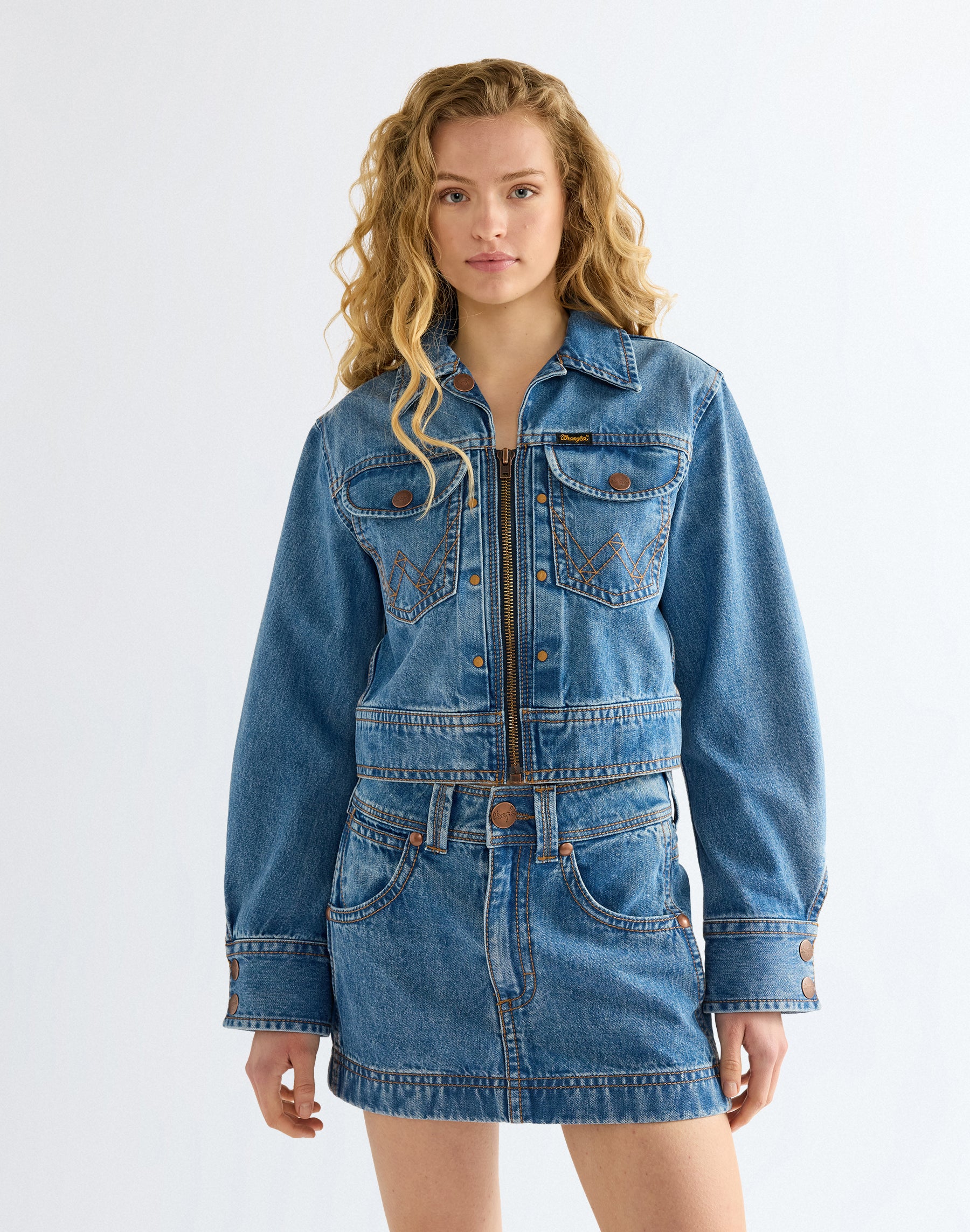 Jeansjacke Super in Cowboy Fade Jacken Wrangler