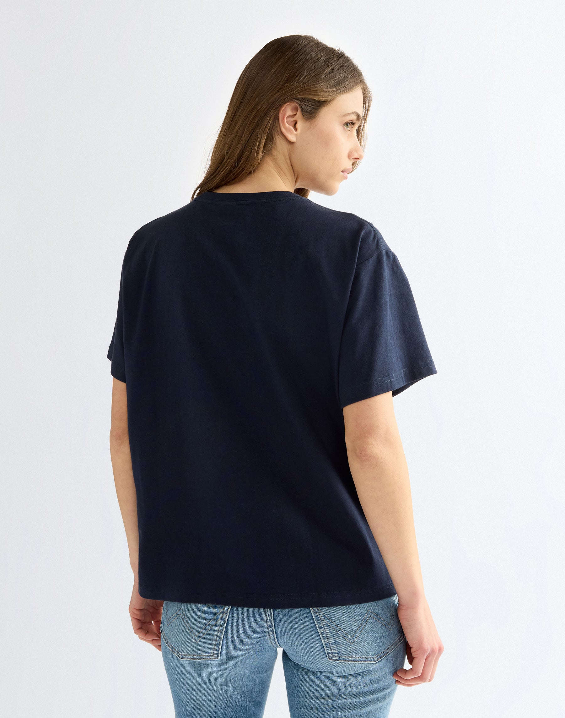 T-Shirt Girlfriend in Dark Sapphire T-Shirts Wrangler