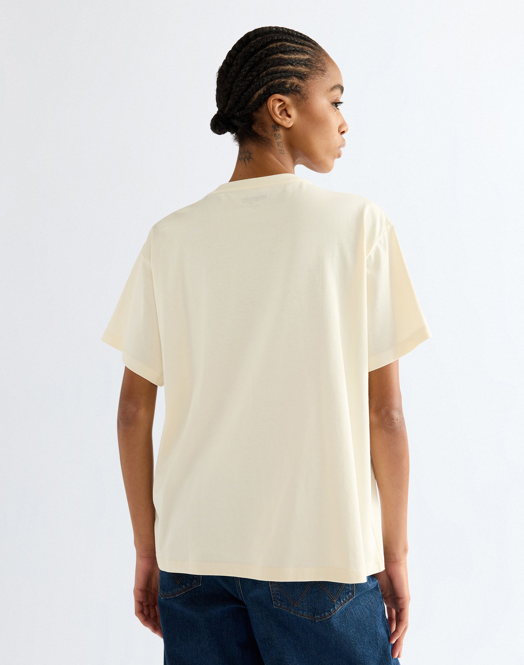 T-Shirt Girlfriend in Antique White T-Shirts Wrangler