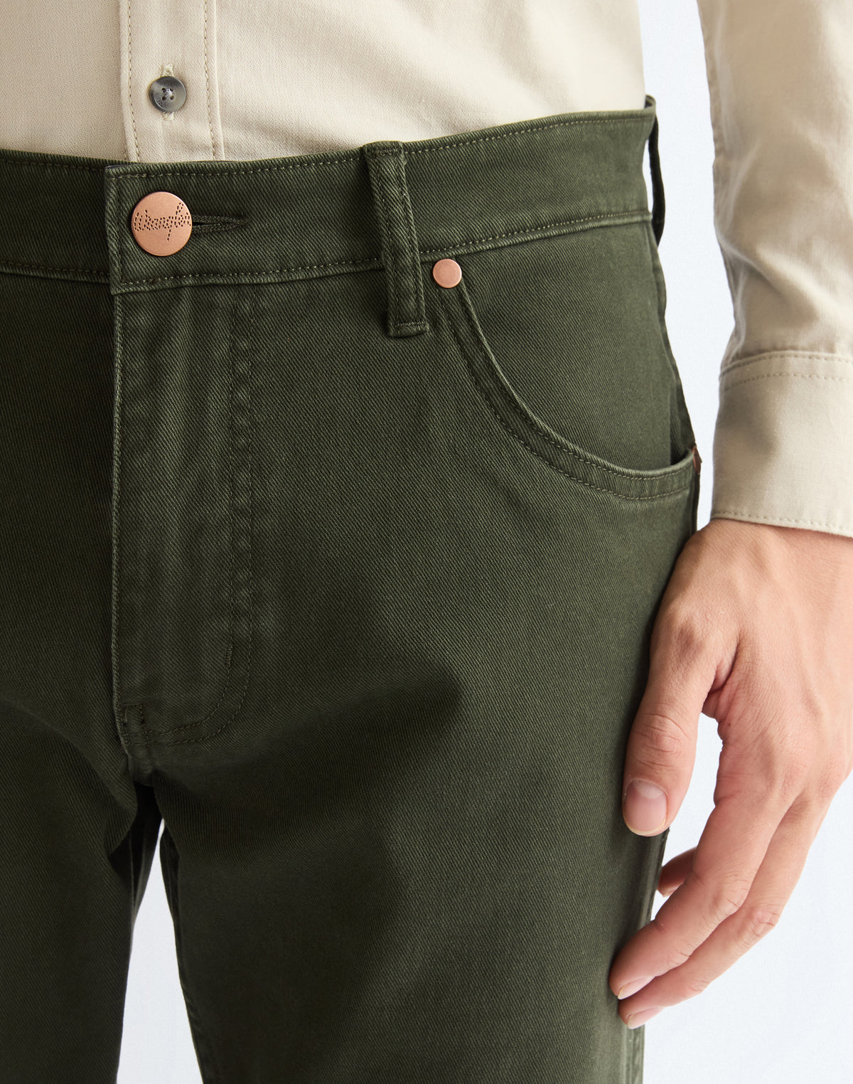 Hose Greensboro in Rosin Hosen Wrangler