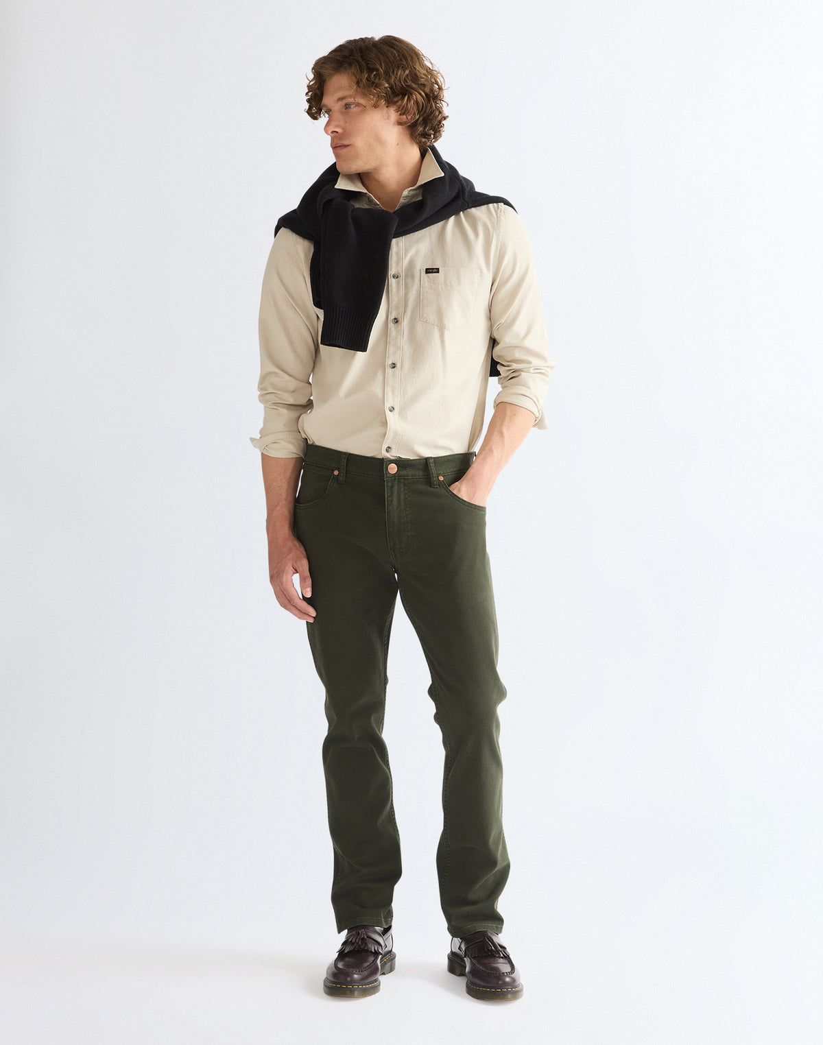 Hose Greensboro in Rosin Hosen Wrangler