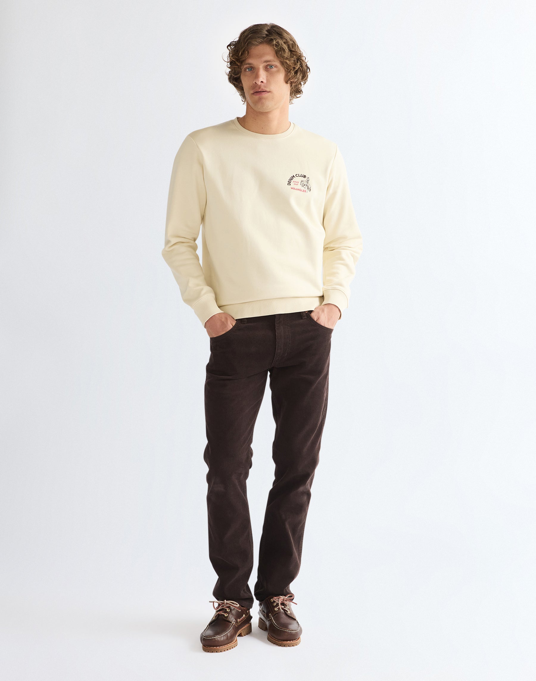 Cordhose Greensboro in Chocolate Torte Hosen Wrangler