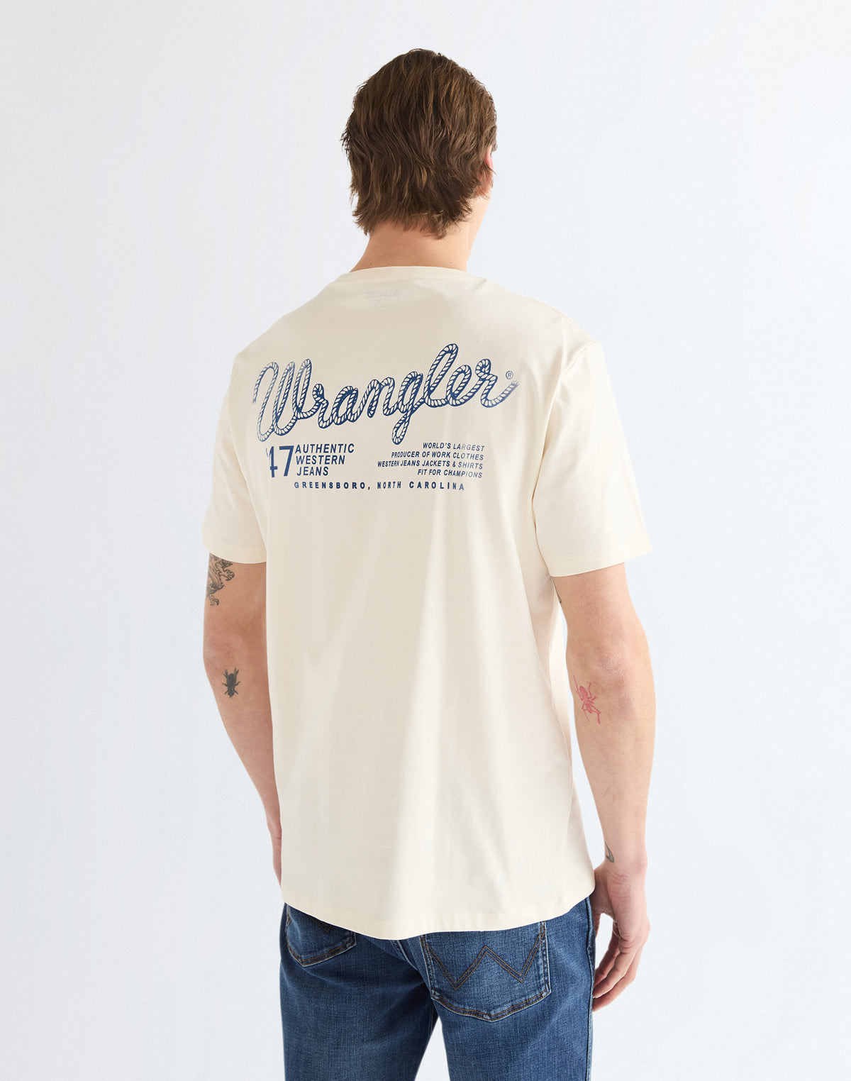 T-Shirt Graphic in Egret T-Shirts Wrangler
