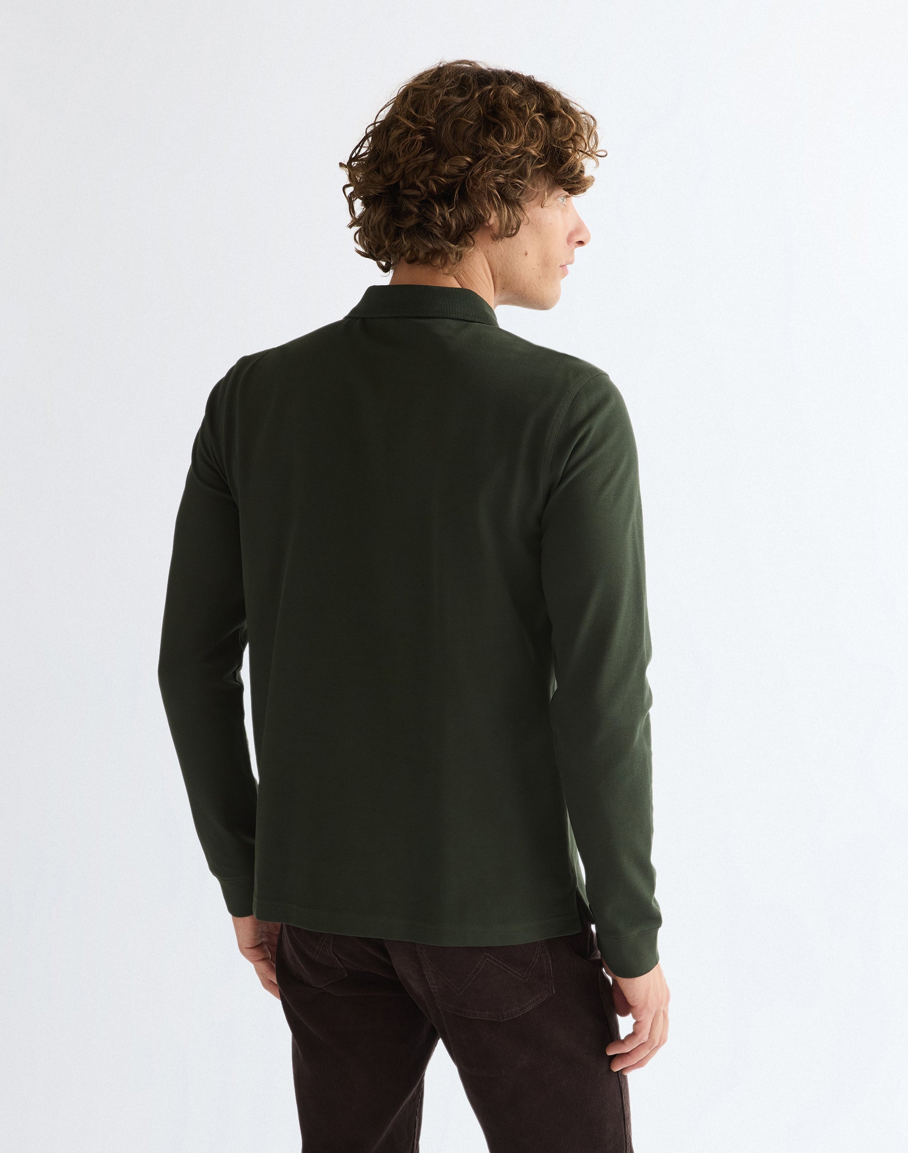 Langarmpolo Polo in Rosin T-Shirts Wrangler