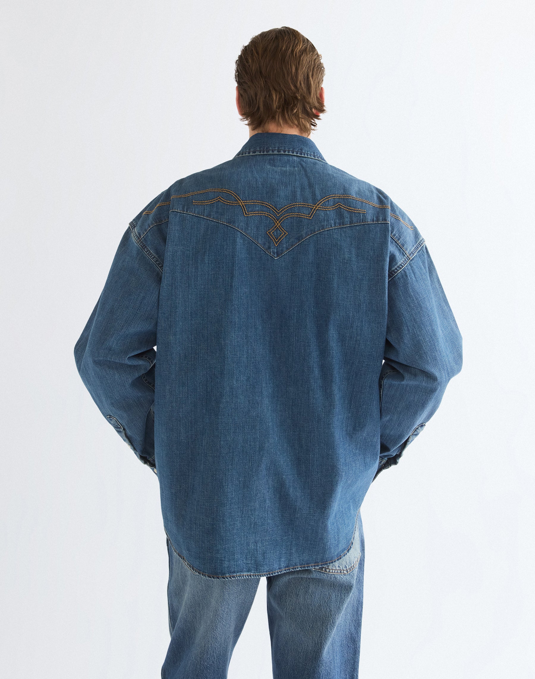 Jeanshemd Western in River Rock Hemden Wrangler