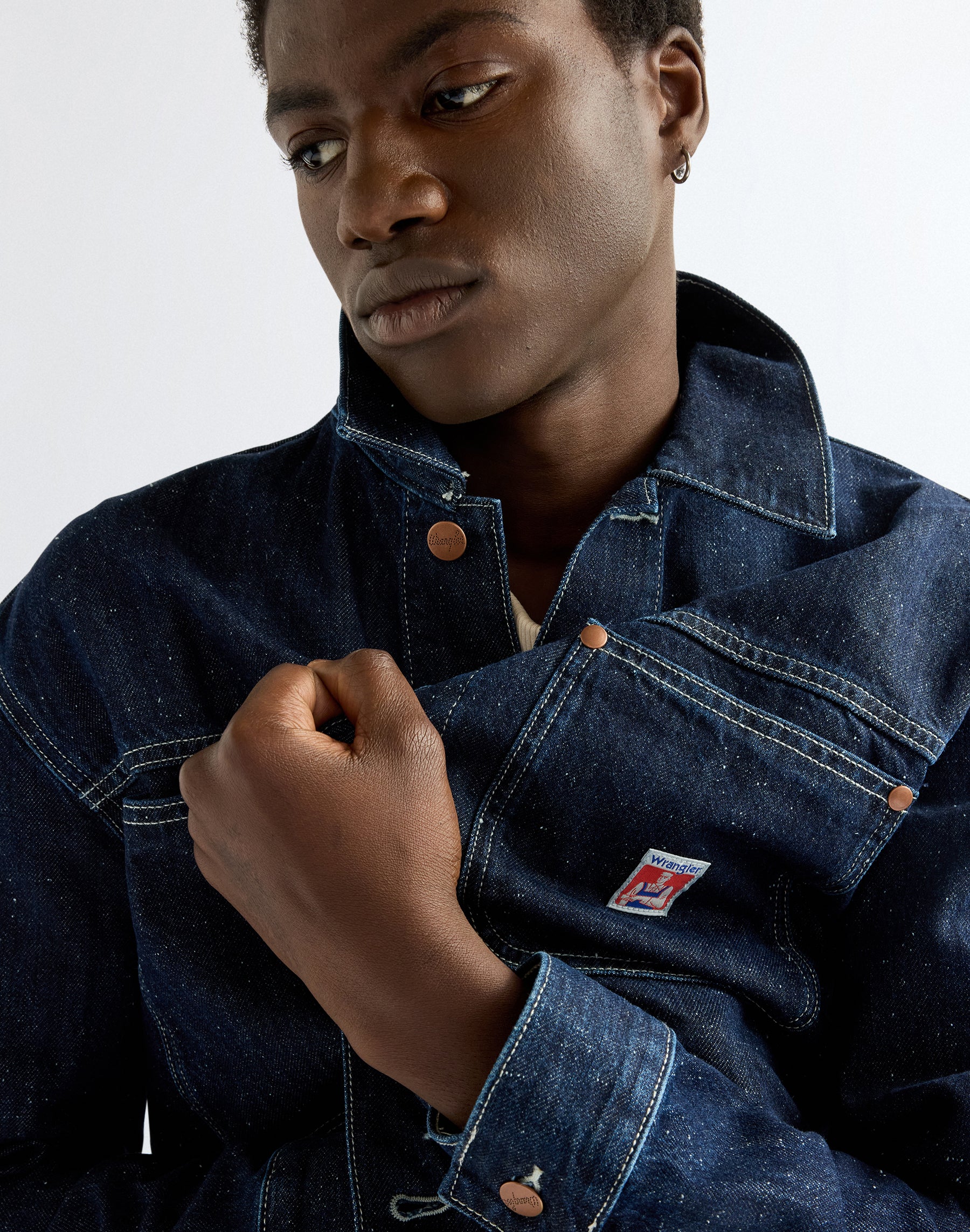 Jeanshemd Overshirt in Indigo Nep Hemden Wrangler