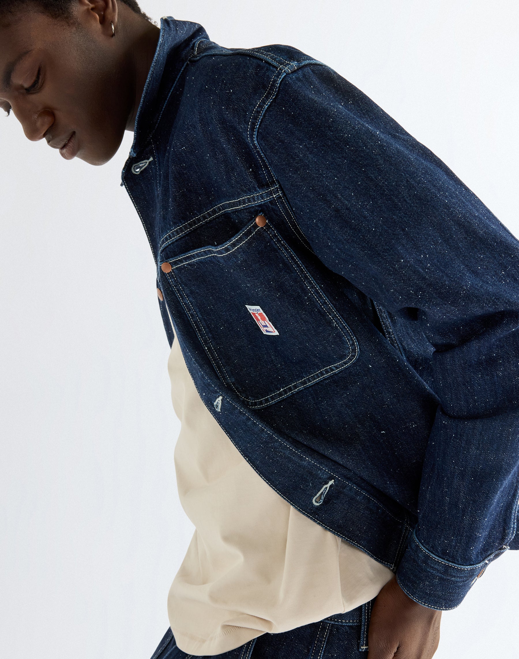 Jeanshemd Overshirt in Indigo Nep Hemden Wrangler
