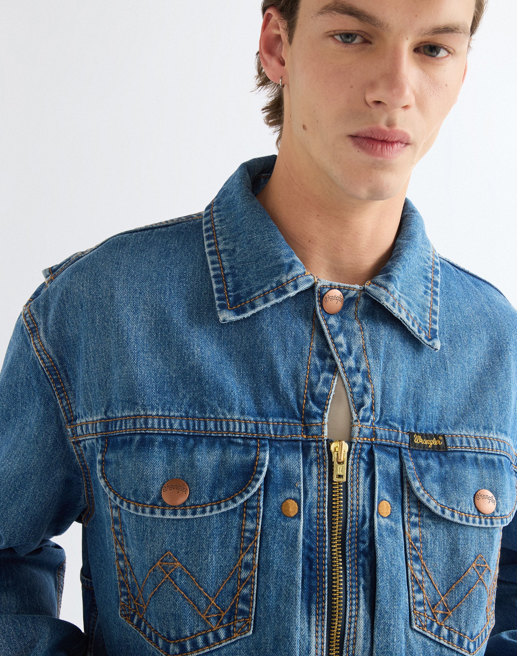 Jeansjacke Super in Cowboy Fade Jacken Wrangler