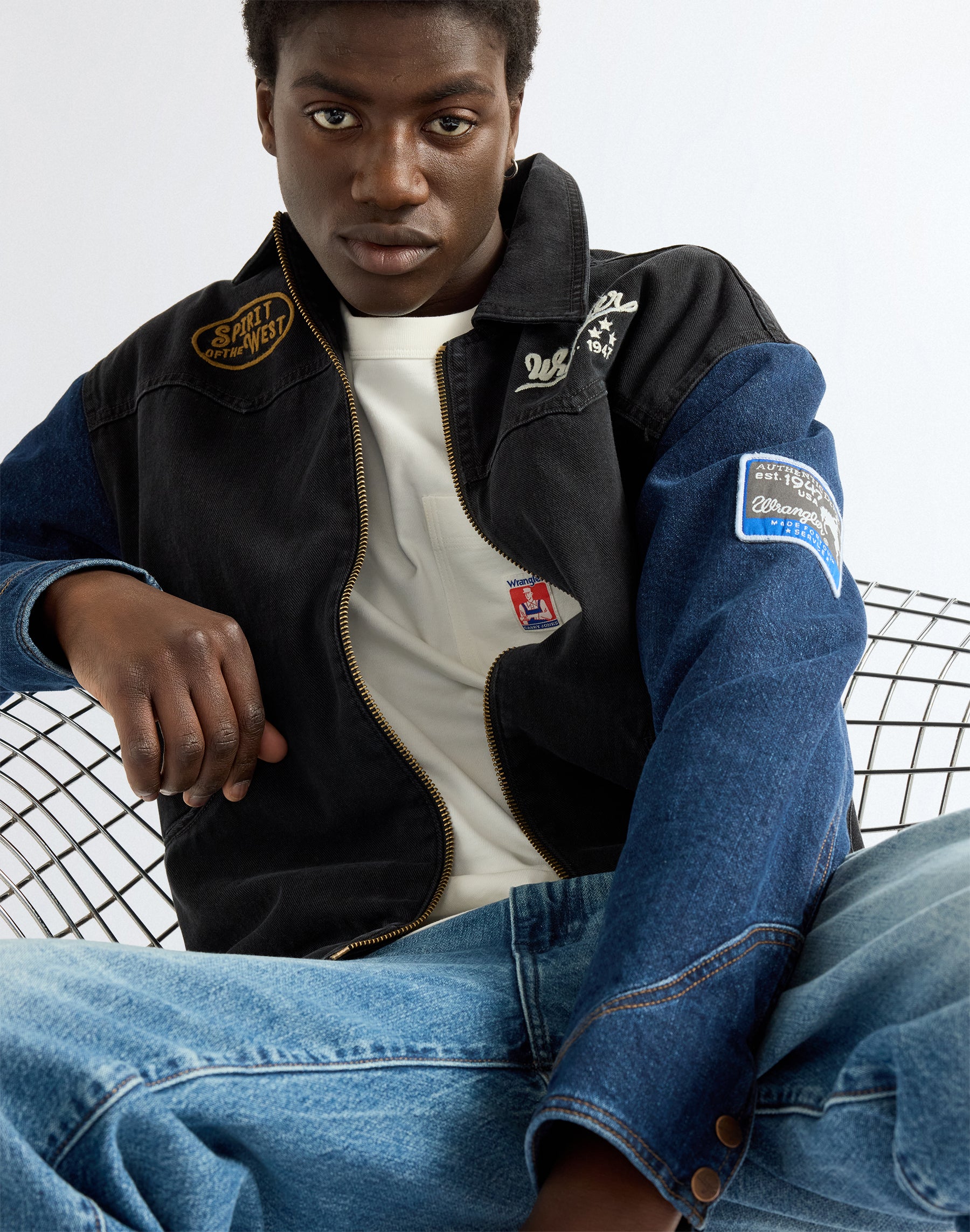 Jeansjacke Trailrider in Morning Wash Jacken Wrangler