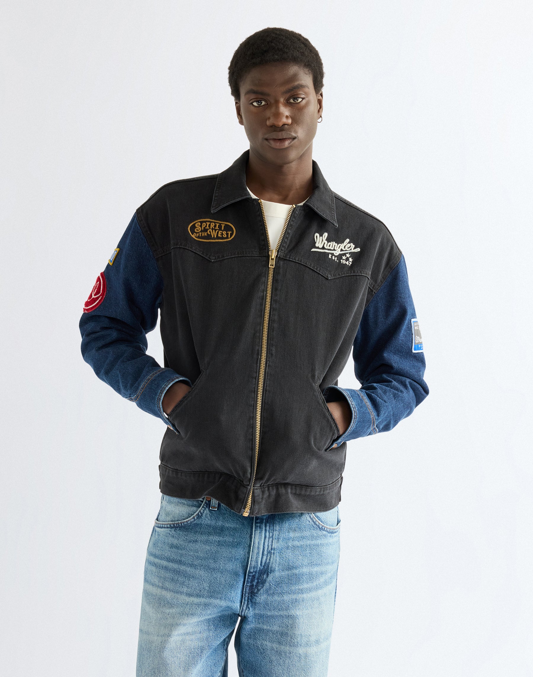 Jeansjacke Trailrider in Morning Wash Jacken Wrangler